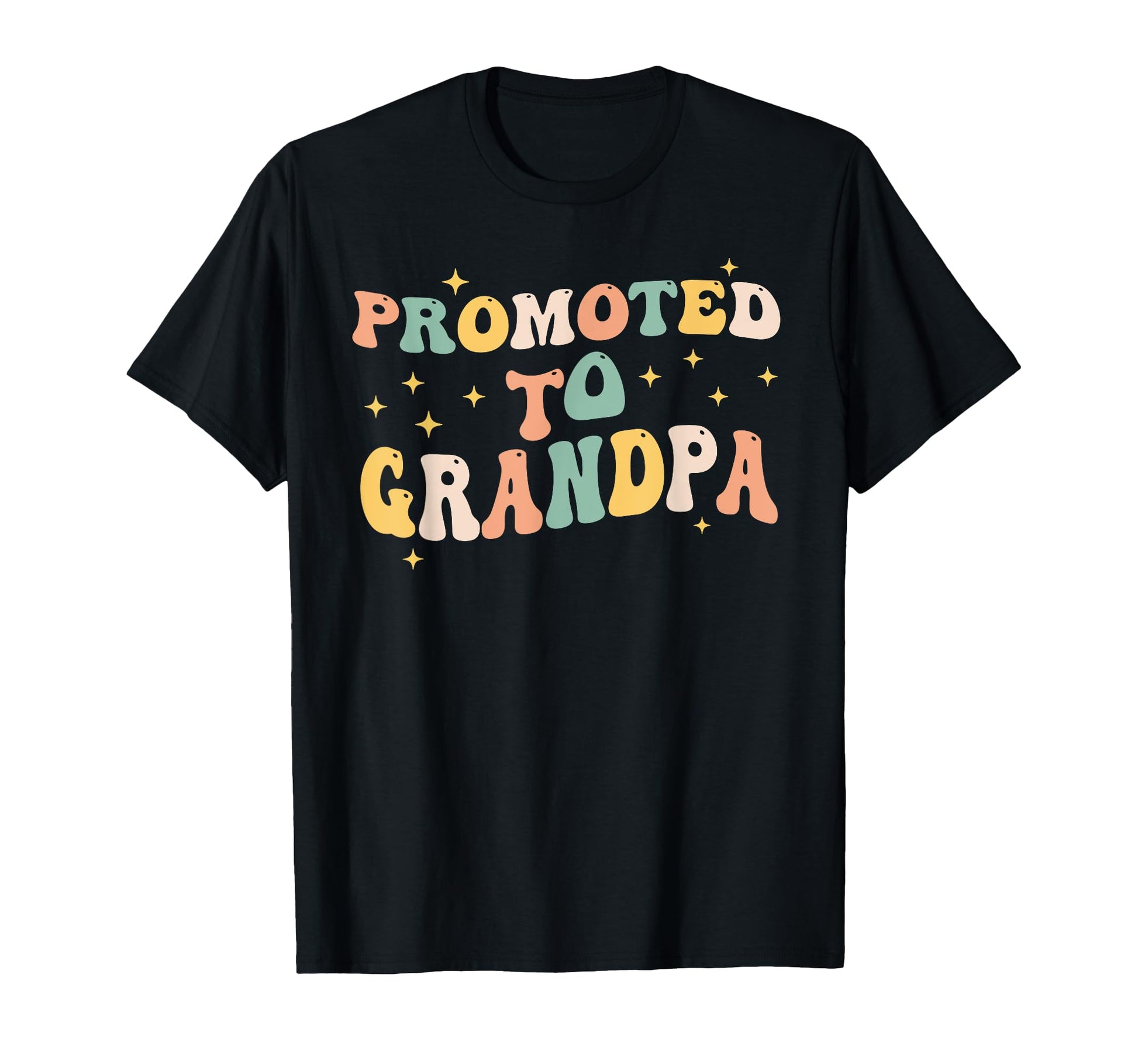 Promoted To Grandpa Grandpa Dad T-Shirt - Custom Art Print Unisex - T-Shirt, Sweatshirt, Hoodie