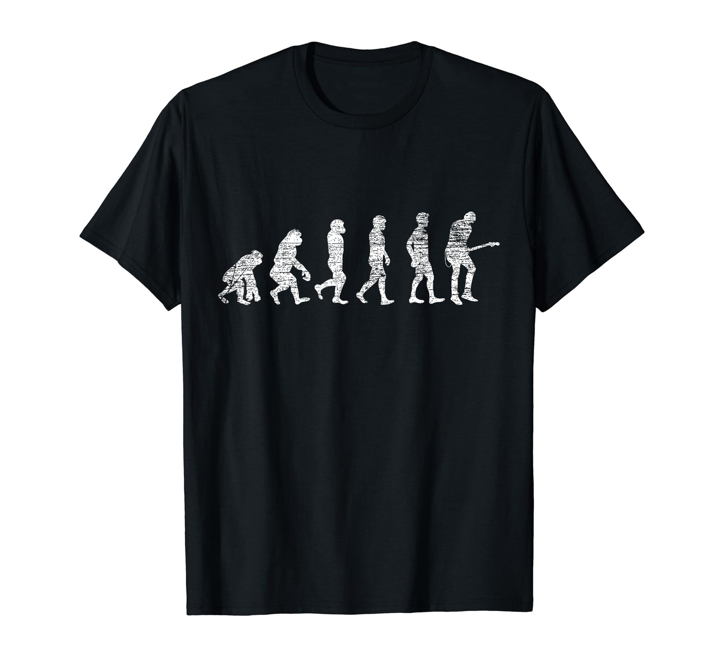 Guitar Player Gifts Evolution T-Shirt - Fun Novelty Design for Adults - T-Shirt, Sweatshirt, Hoodie