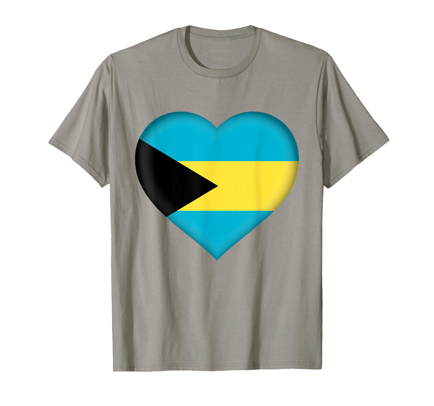 I Love Bahamas Bahamian Flag Heart T-Shirt - Aesthetic Graphic Unisex - T-Shirt, Sweatshirt, Hoodie