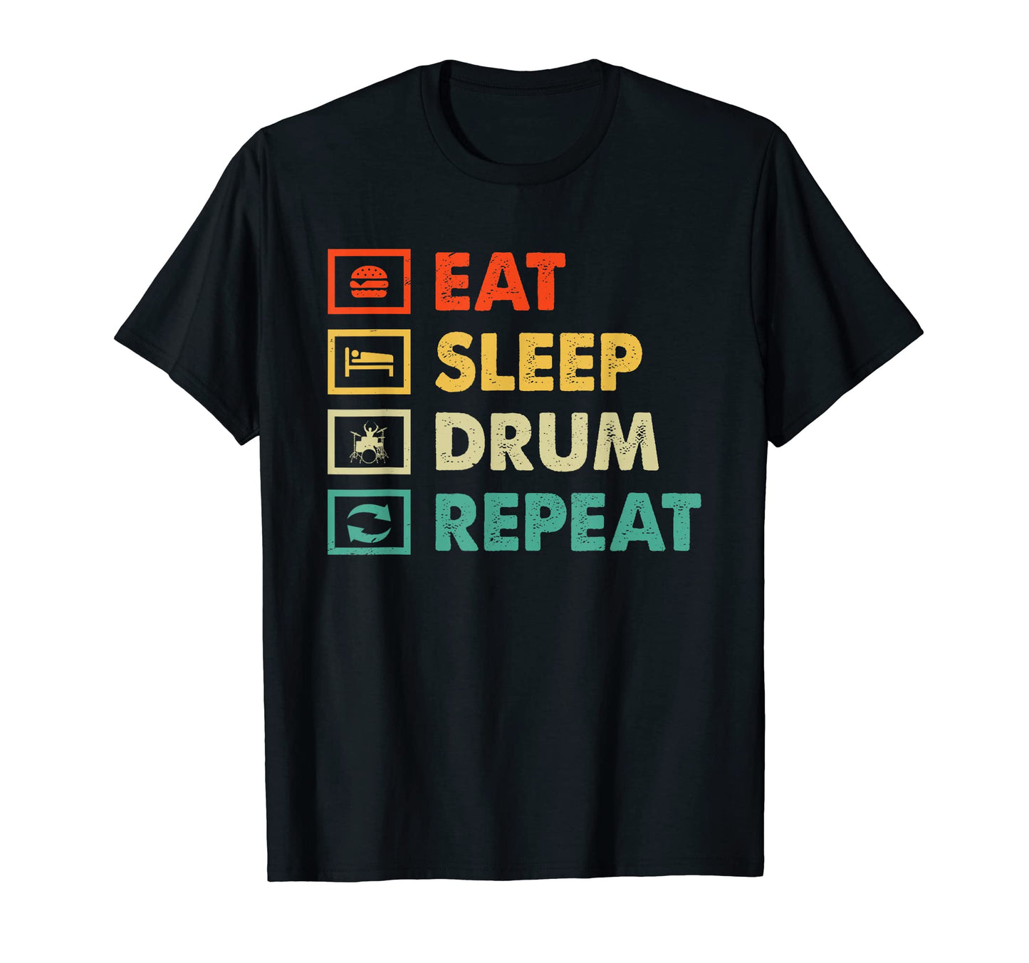 Drummer Musician Drum Player T-Shirt - Novelty Apparel for Adults - T-Shirt, Sweatshirt, Hoodie