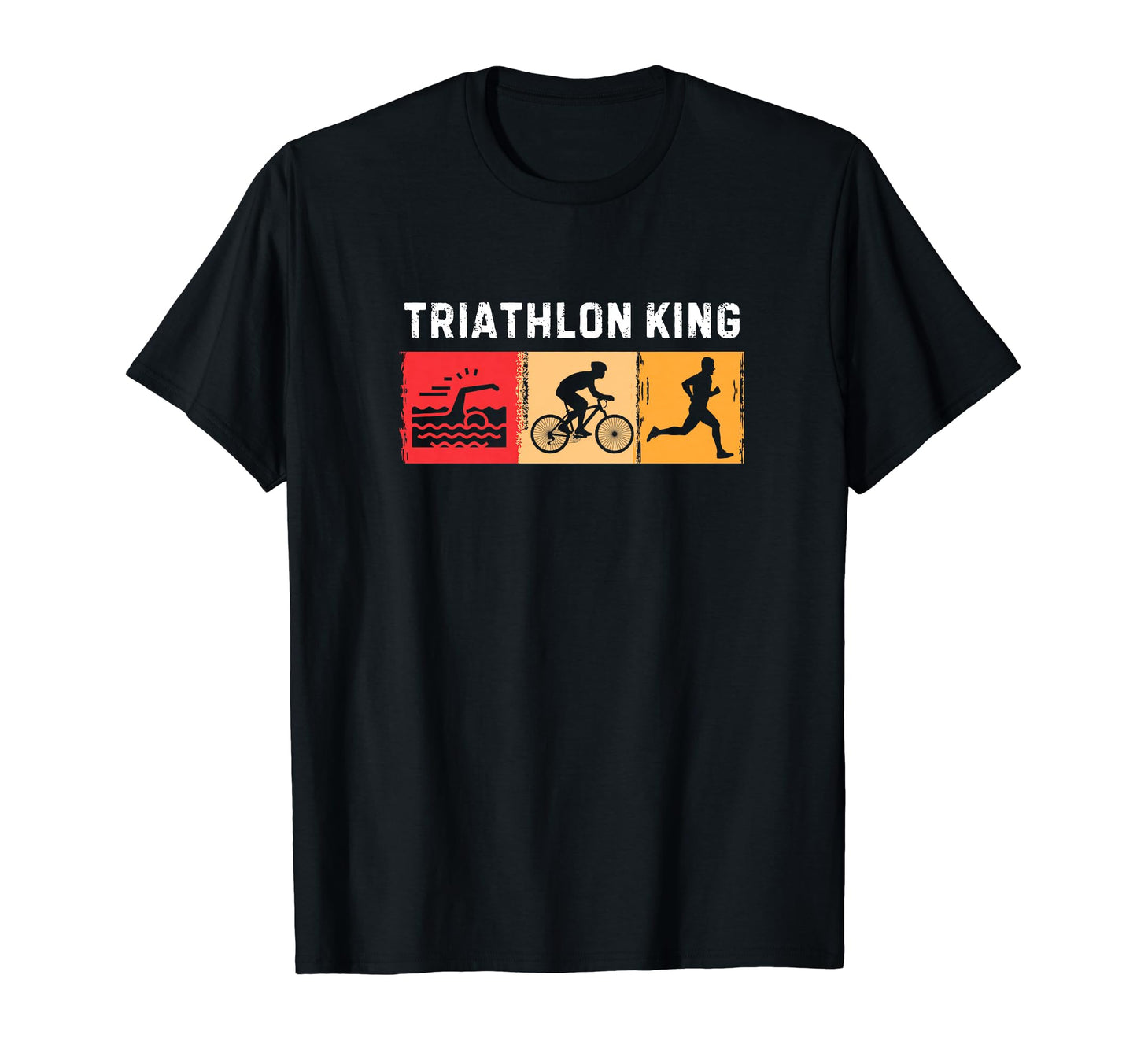 Triathlon Dad Swimming Running Swim Bike T-Shirt - Trendy Graphic Unisex - T-Shirt, Sweatshirt, Hoodie