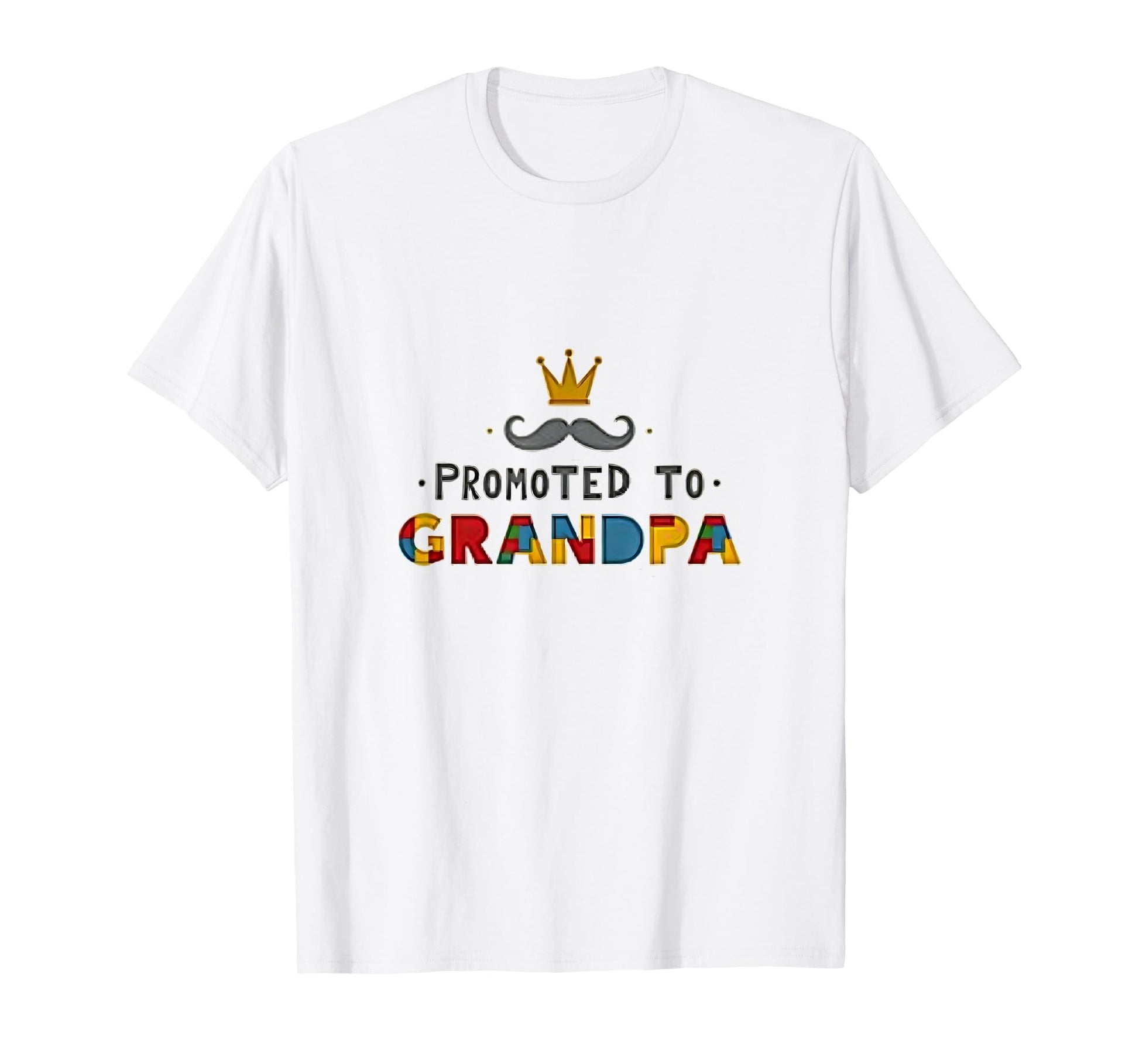 Promoted To Grandpa Royal T-Shirt - Casual Everyday Wear for Adults - T-Shirt, Sweatshirt, Hoodie