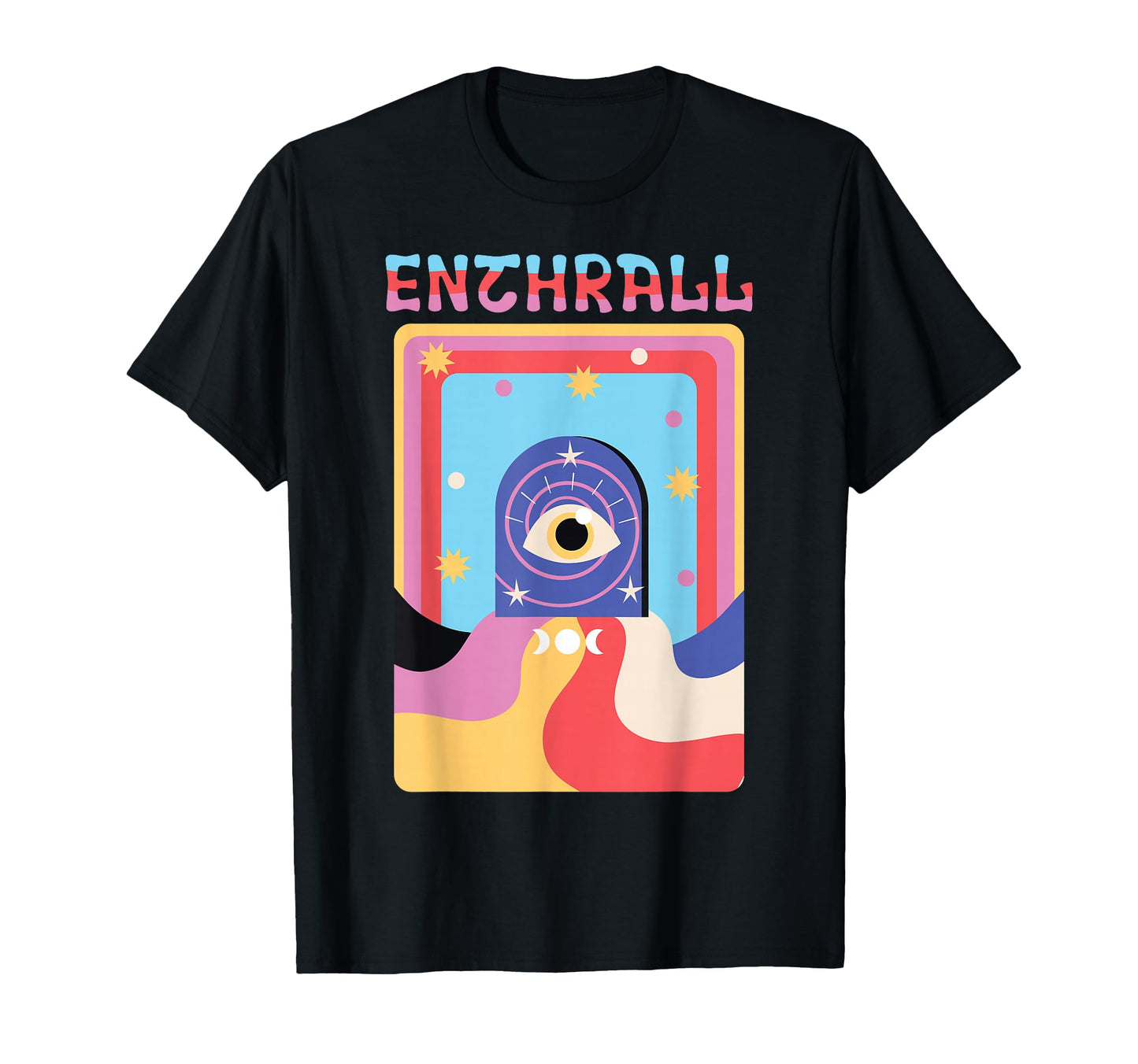 Psychedelic Enthrall Indie Aesthetic T-Shirt - Minimalist Print for Adults - T-Shirt, Sweatshirt, Hoodie