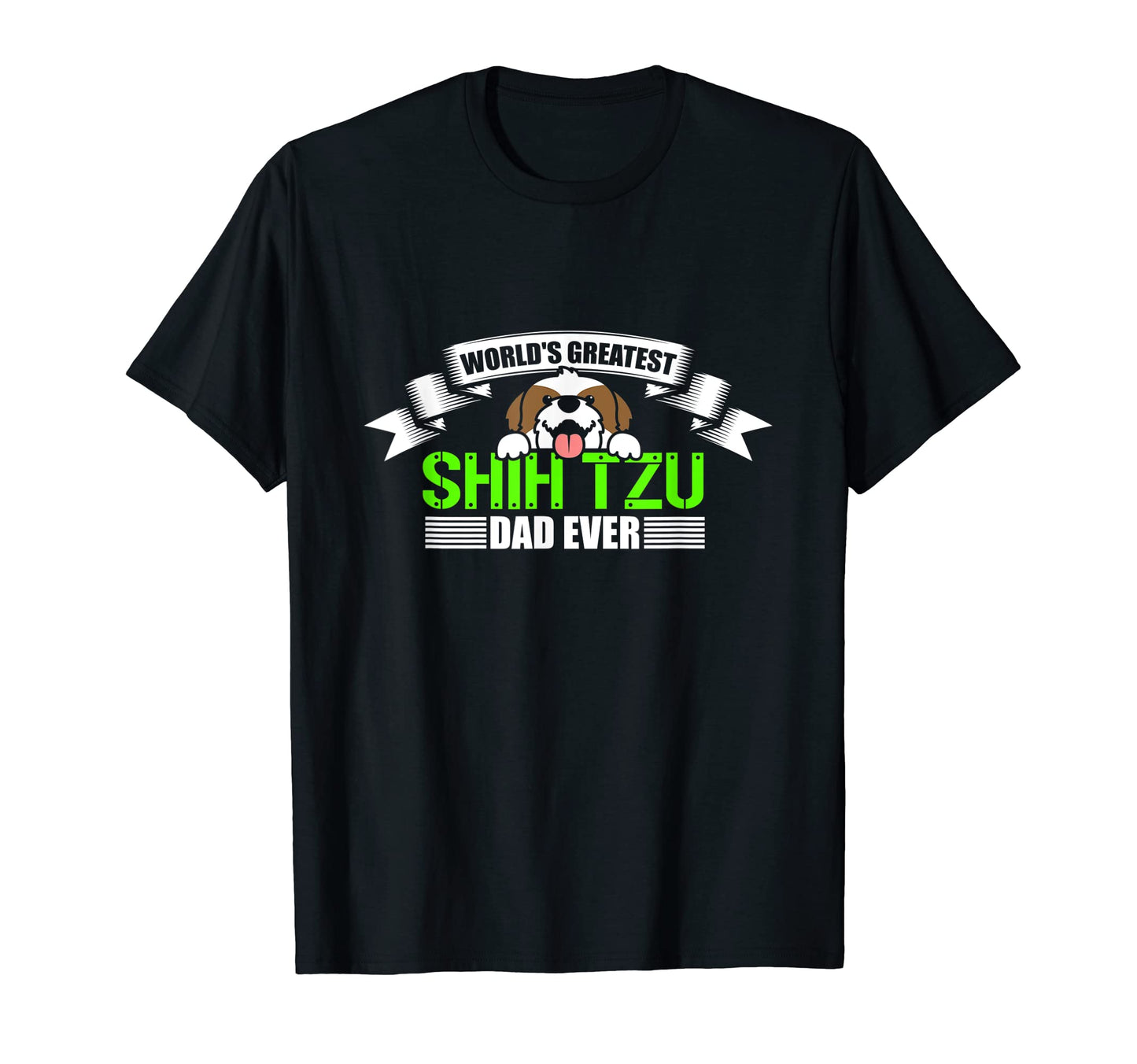 Mens Worlds Greatest Shih Tzu T-Shirt - Casual Everyday Wear for Adults - T-Shirt, Sweatshirt, Hoodie