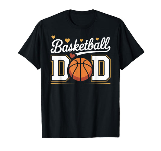 Basketball Dad Fathers Day Hoodie - Custom Art Print for Adults - T-Shirt, Sweatshirt, Hoodie