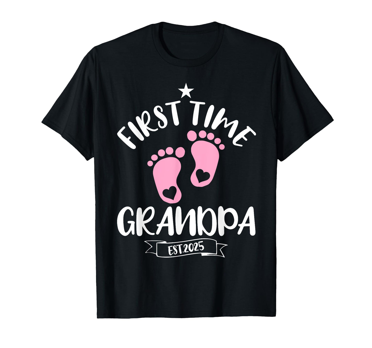 First Time Grandpa 2025 Promoted To T-Shirt - Trendy Graphic Unisex - T-Shirt, Sweatshirt, Hoodie