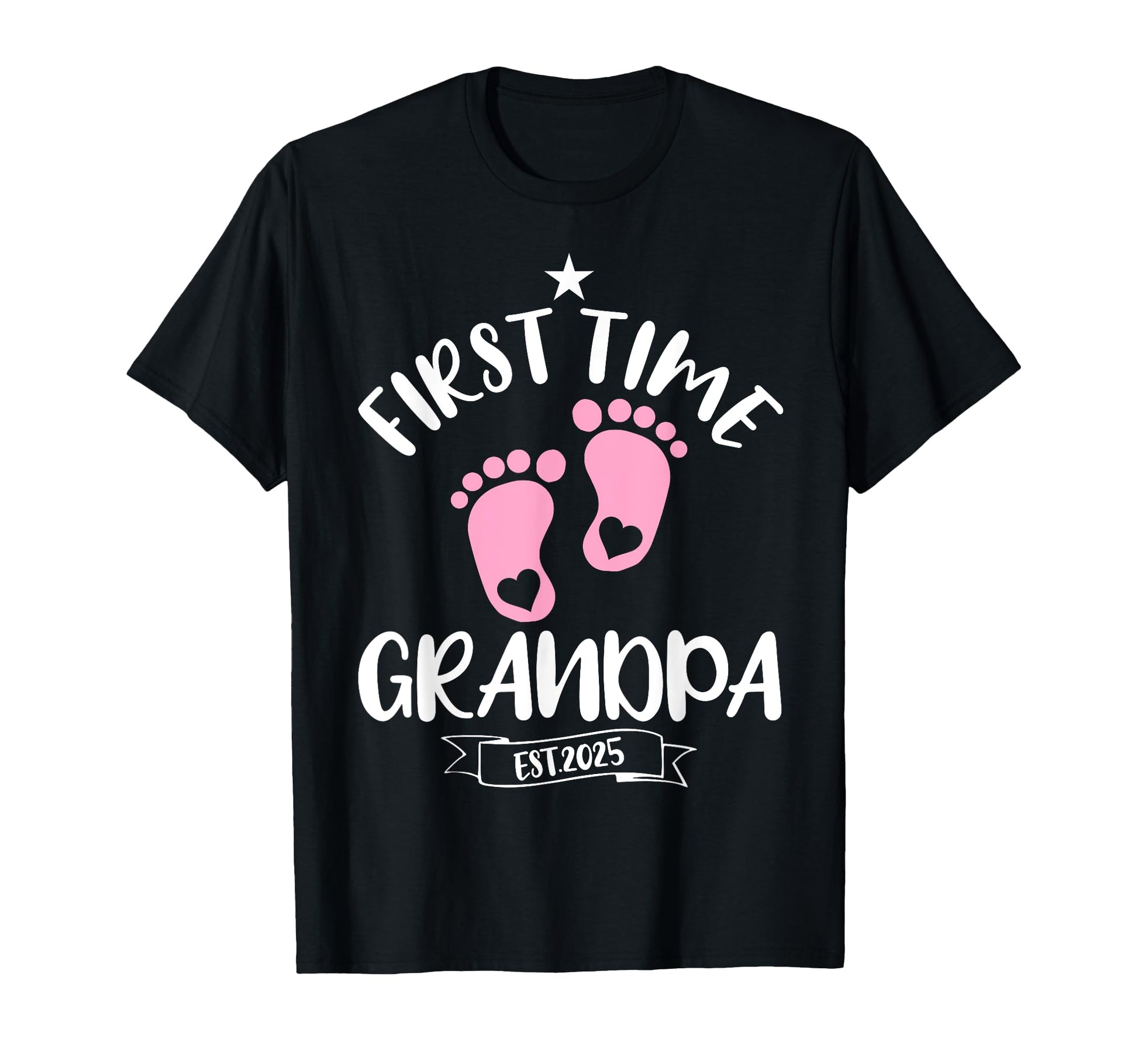 First Time Grandpa 2025 Promoted To T-Shirt - Unique Graphic Unisex - T-Shirt, Sweatshirt, Hoodie