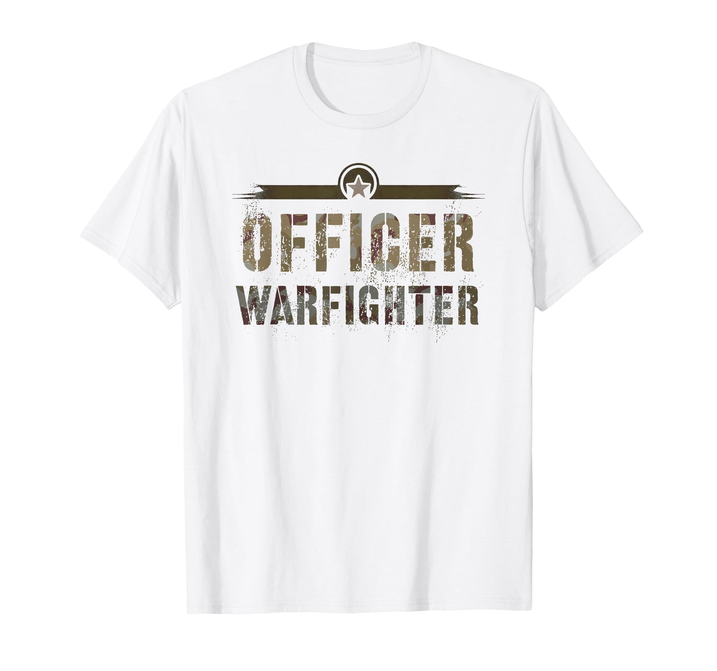Patriotic Officer Warfighter Grunt T-Shirt - Novelty Apparel Men Women - T-Shirt, Sweatshirt, Hoodie
