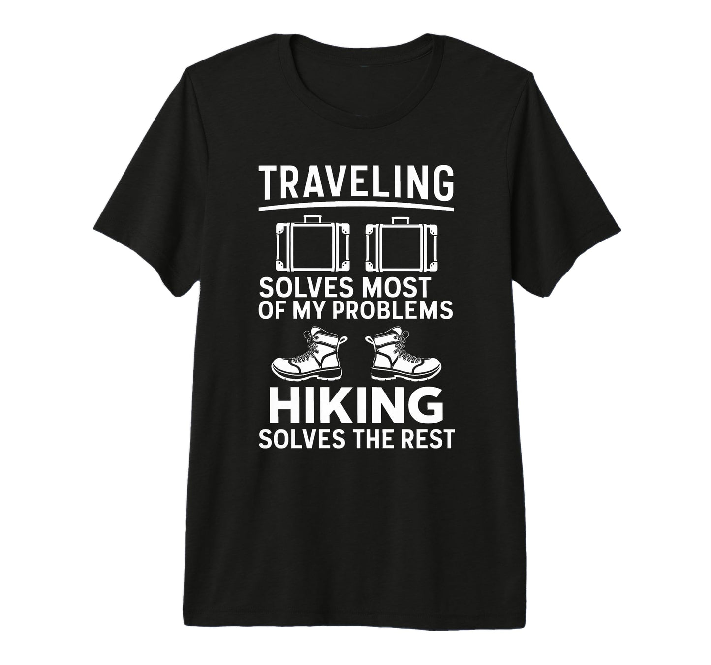 Traveling And Hiking Gifts Fathers Day T-Shirt - Trendy Graphic for Adults - T-Shirt, Sweatshirt, Hoodie