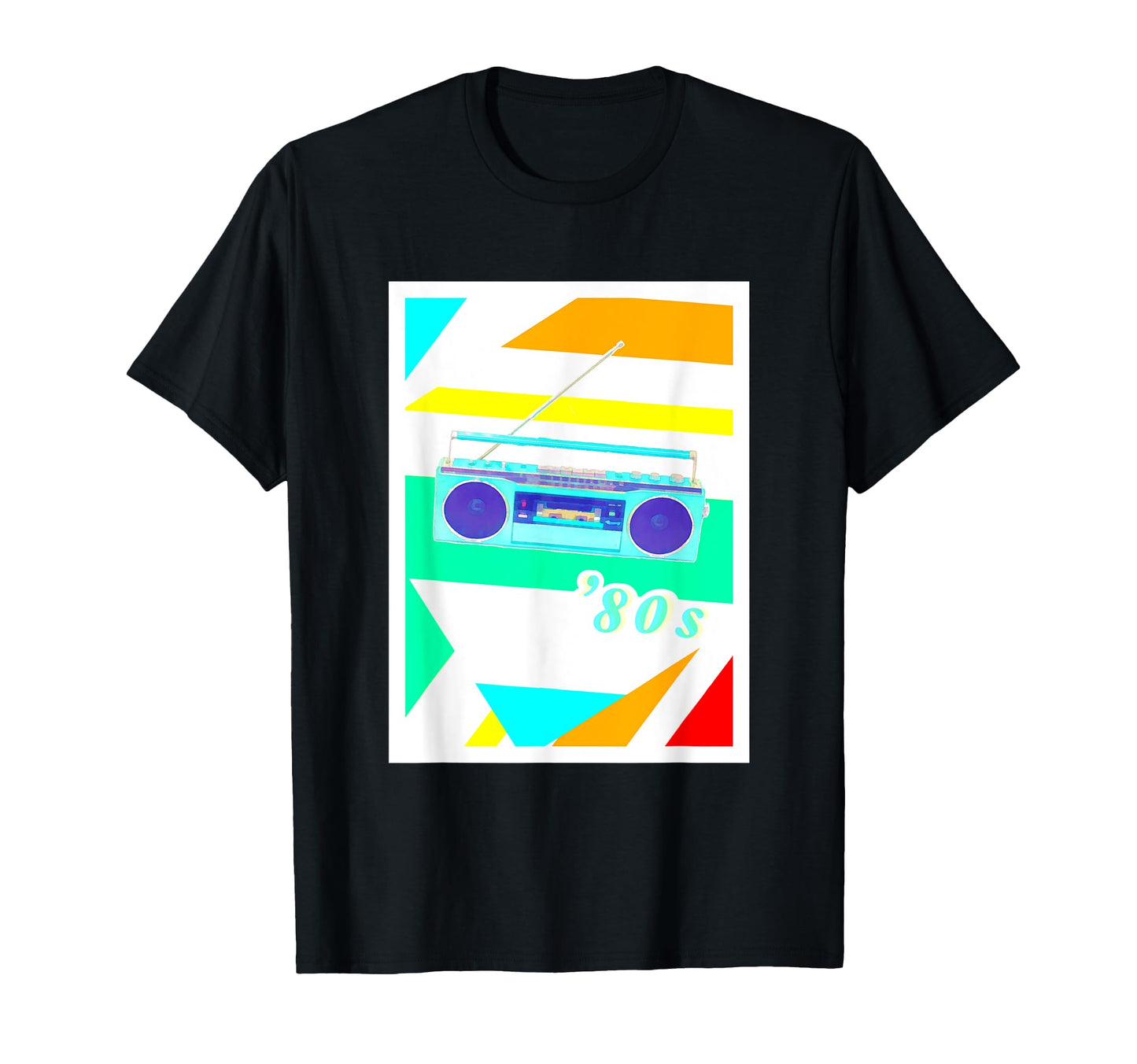 80S Radio Cassette Player Pop T-Shirt - Aesthetic Graphic for Adults - T-Shirt, Sweatshirt, Hoodie