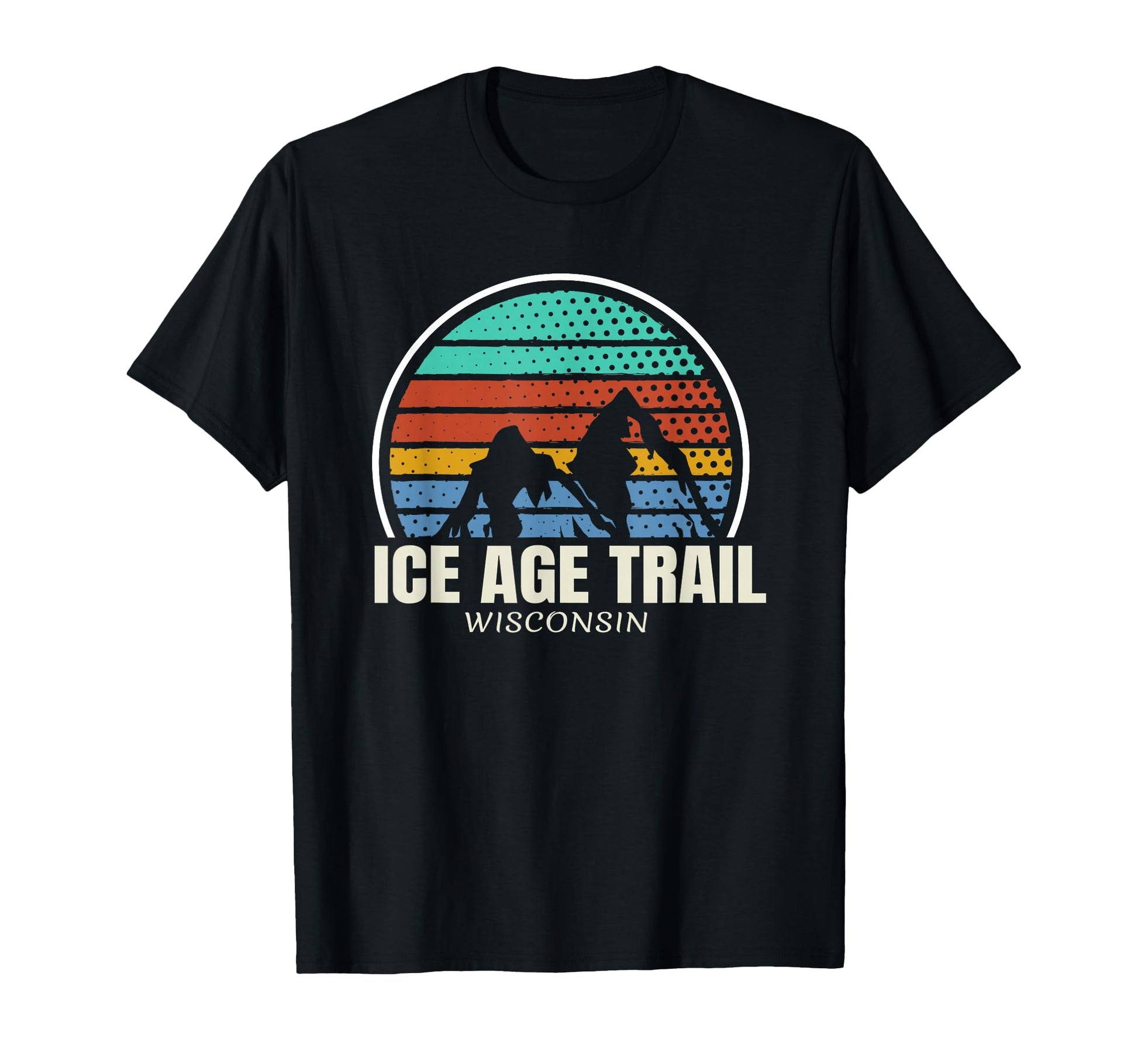 Ice Age Trail Hiker Camping Hiking T-Shirt - Unique Graphic Unisex - T-Shirt, Sweatshirt, Hoodie