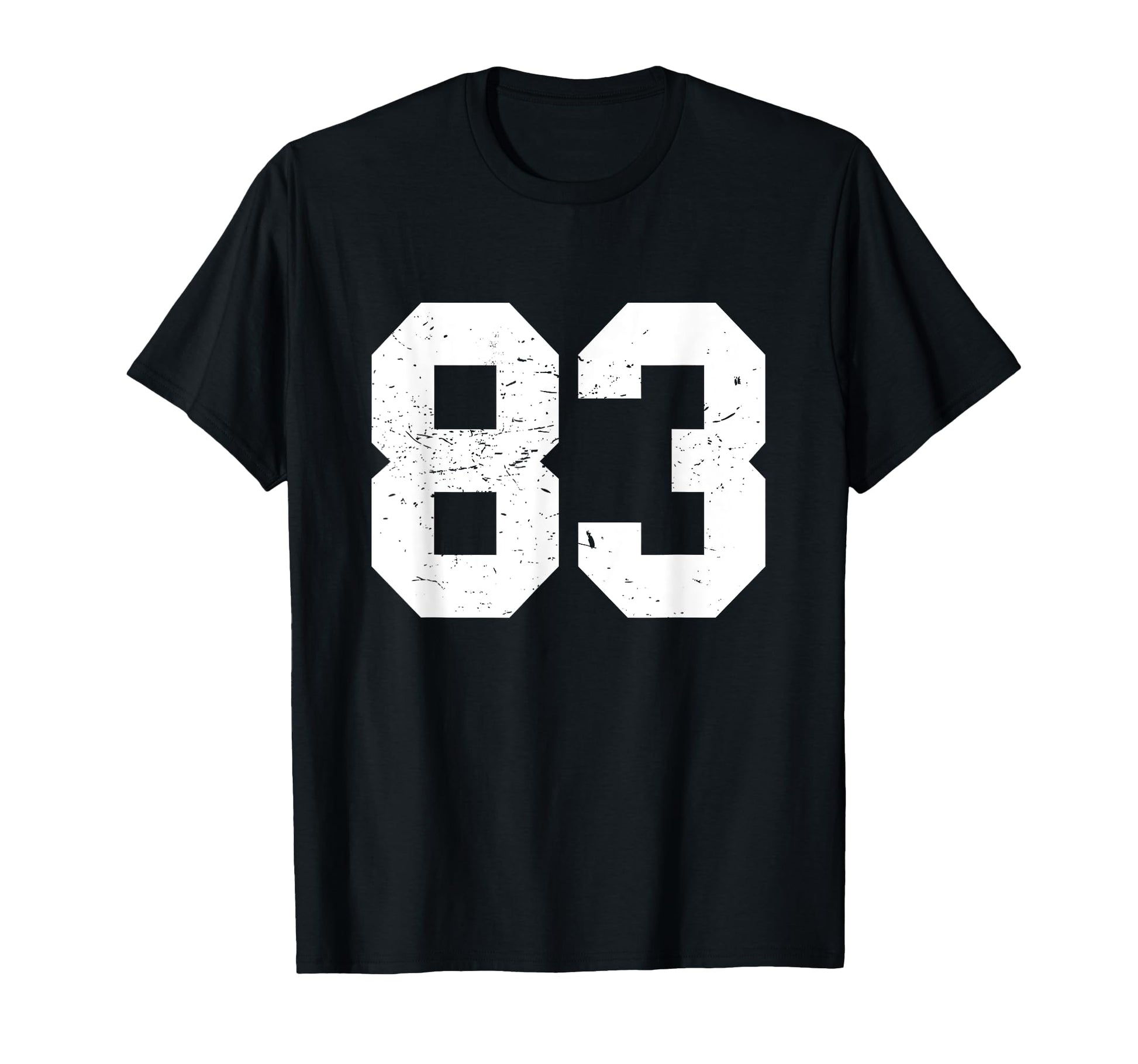 83 Sports Fan Player Number 83 Game T-Shirt - Aesthetic Graphic for Adults - T-Shirt, Sweatshirt, Hoodie