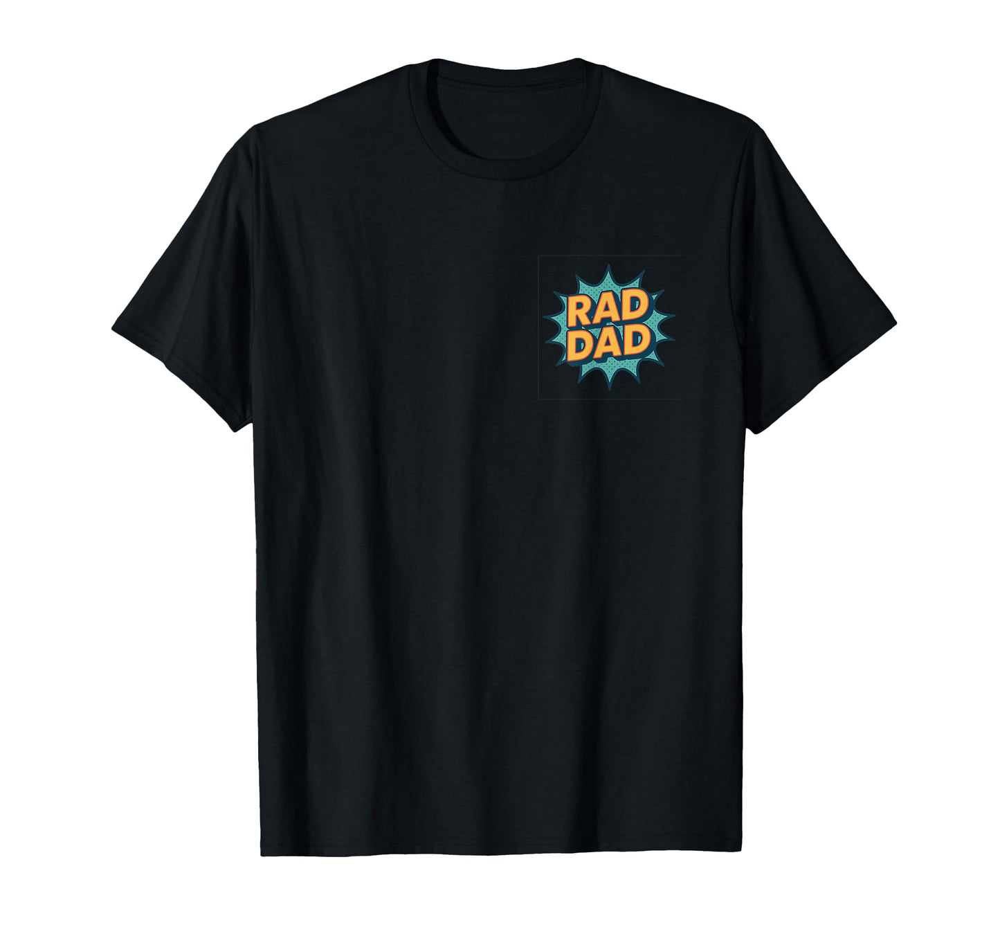 Rad Dad Comic Pop Art T-Shirt - Minimalist Print for Adults - T-Shirt, Sweatshirt, Hoodie
