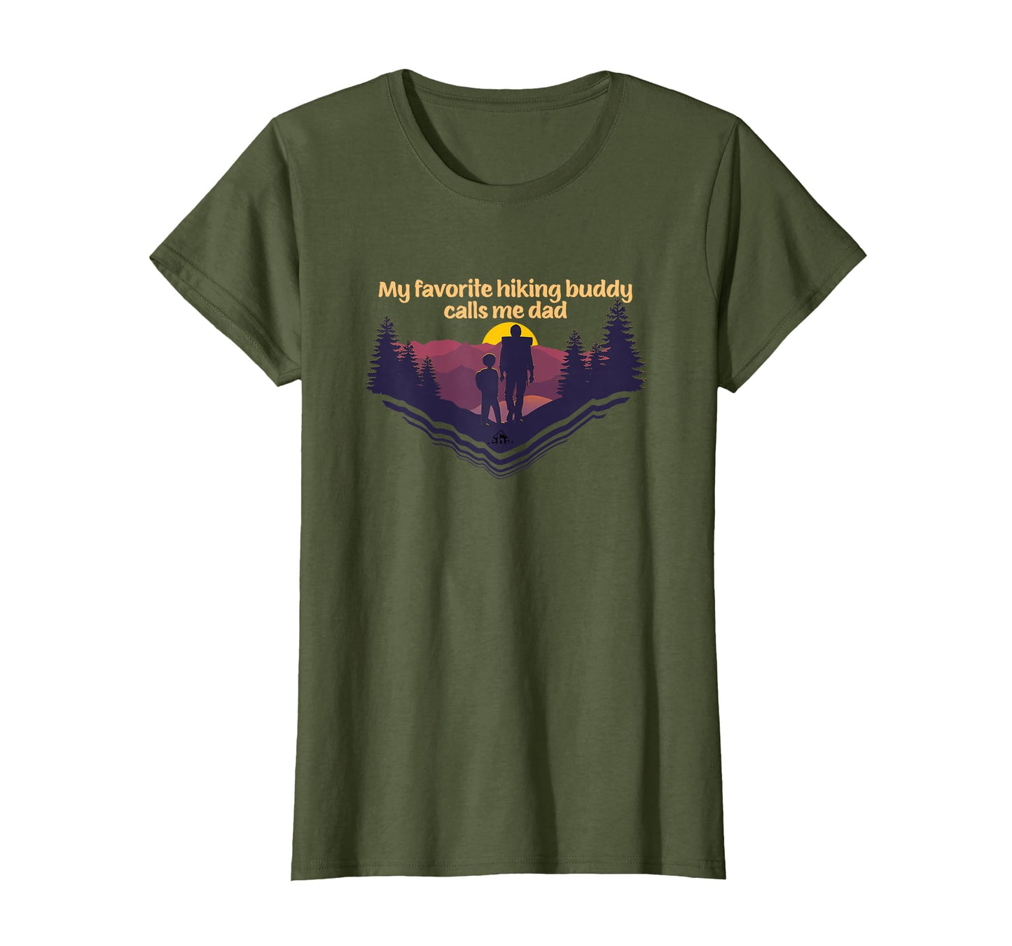 My Favorite Hiking Buddy Calls Me Dad T-Shirt - Trendy Graphic for Adults - T-Shirt, Sweatshirt, Hoodie