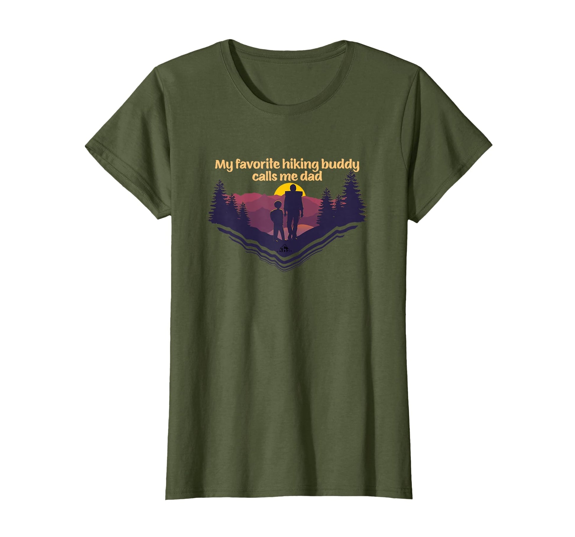 My Favorite Hiking Buddy Calls Me Dad T-Shirt - Trendy Graphic for Adults - T-Shirt, Sweatshirt, Hoodie