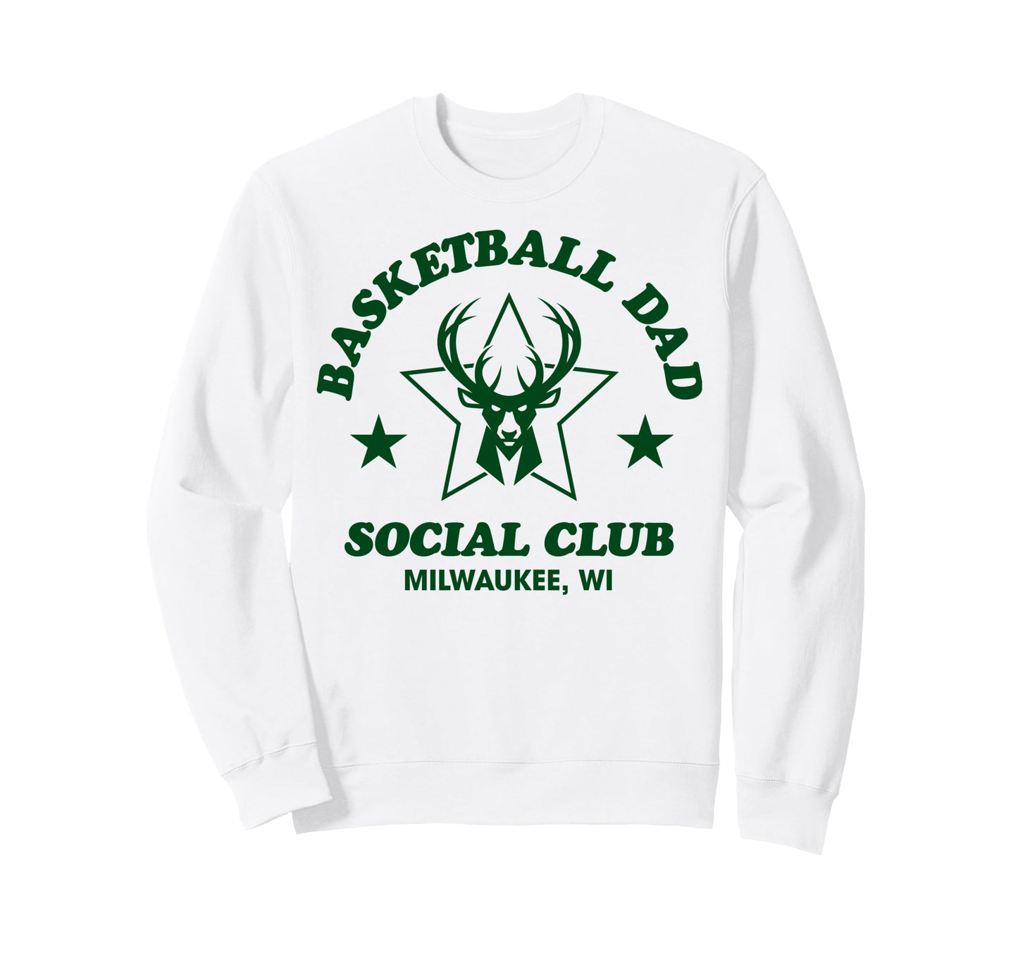 Nba Milwaukee Bucks Basketball Dad Sweatshirt - Novelty Apparel Unisex - T-Shirt, Sweatshirt, Hoodie