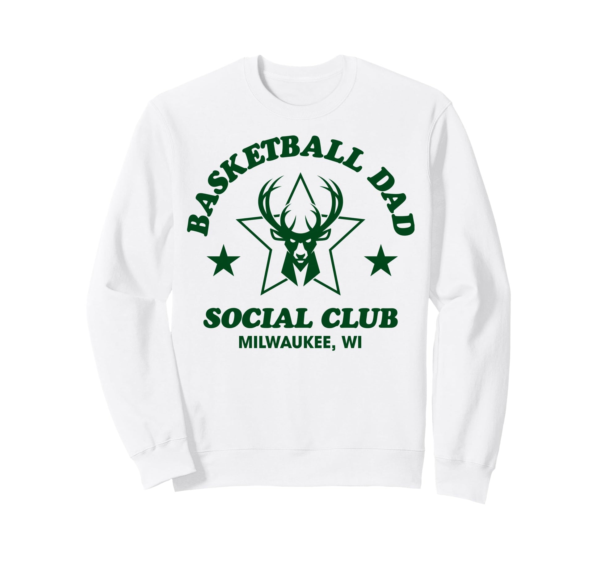 Nba Milwaukee Bucks Basketball Dad Sweatshirt - Novelty Apparel Unisex - T-Shirt, Sweatshirt, Hoodie