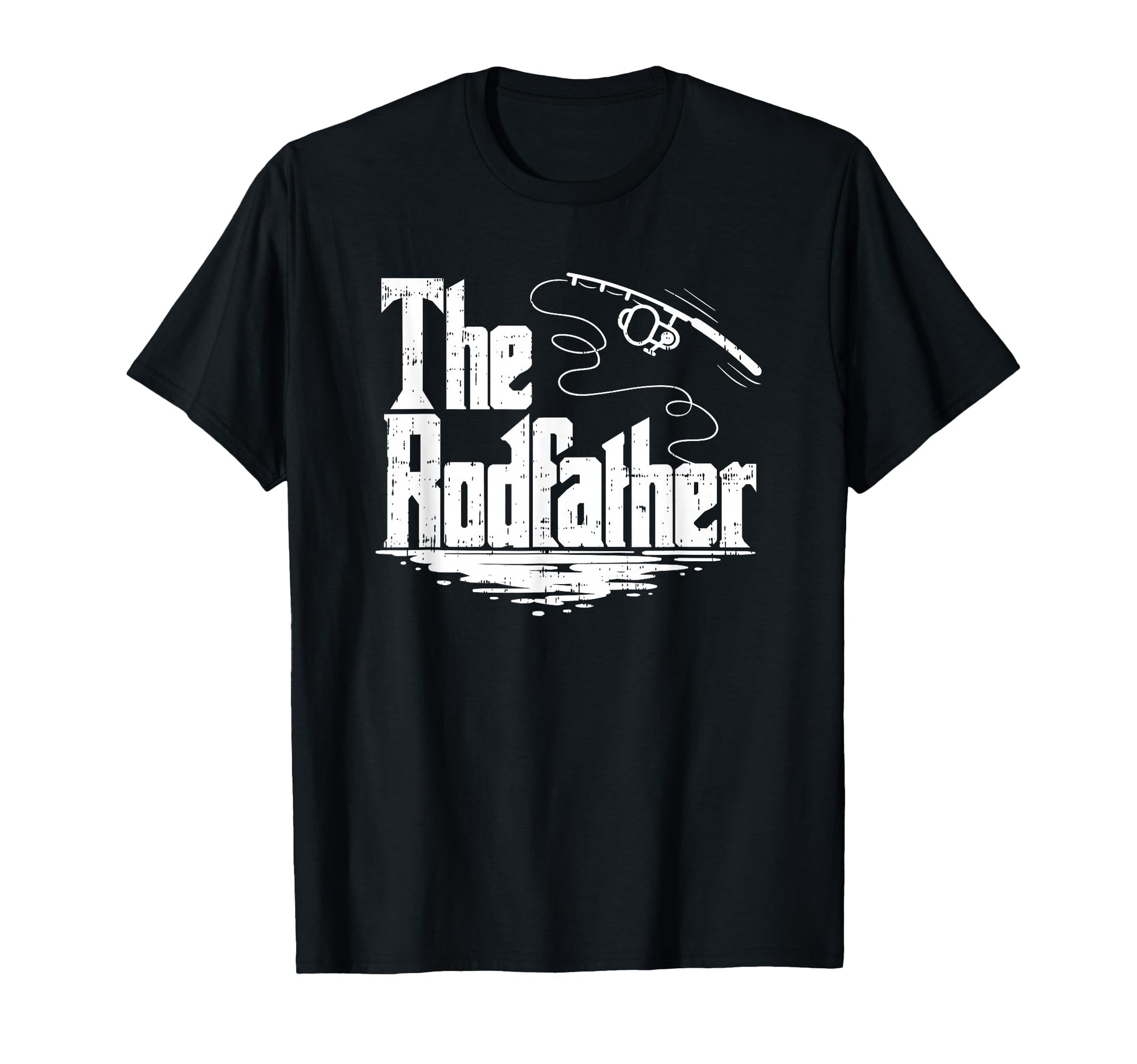 Funny Fishing Gift Rodfather T-Shirt - Minimalist Print for Adults - T-Shirt, Sweatshirt, Hoodie