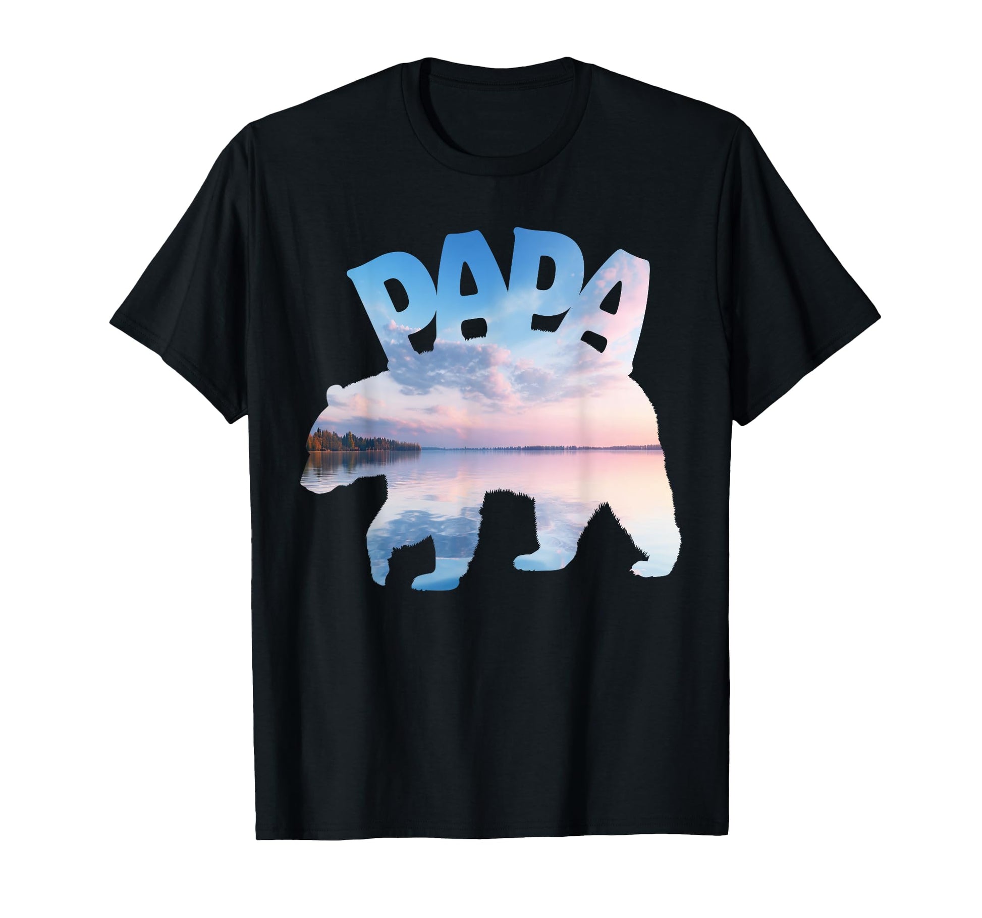 Papa Bear Outdoor Nature Camping T-Shirt - Casual Everyday Wear Unisex - T-Shirt, Sweatshirt, Hoodie