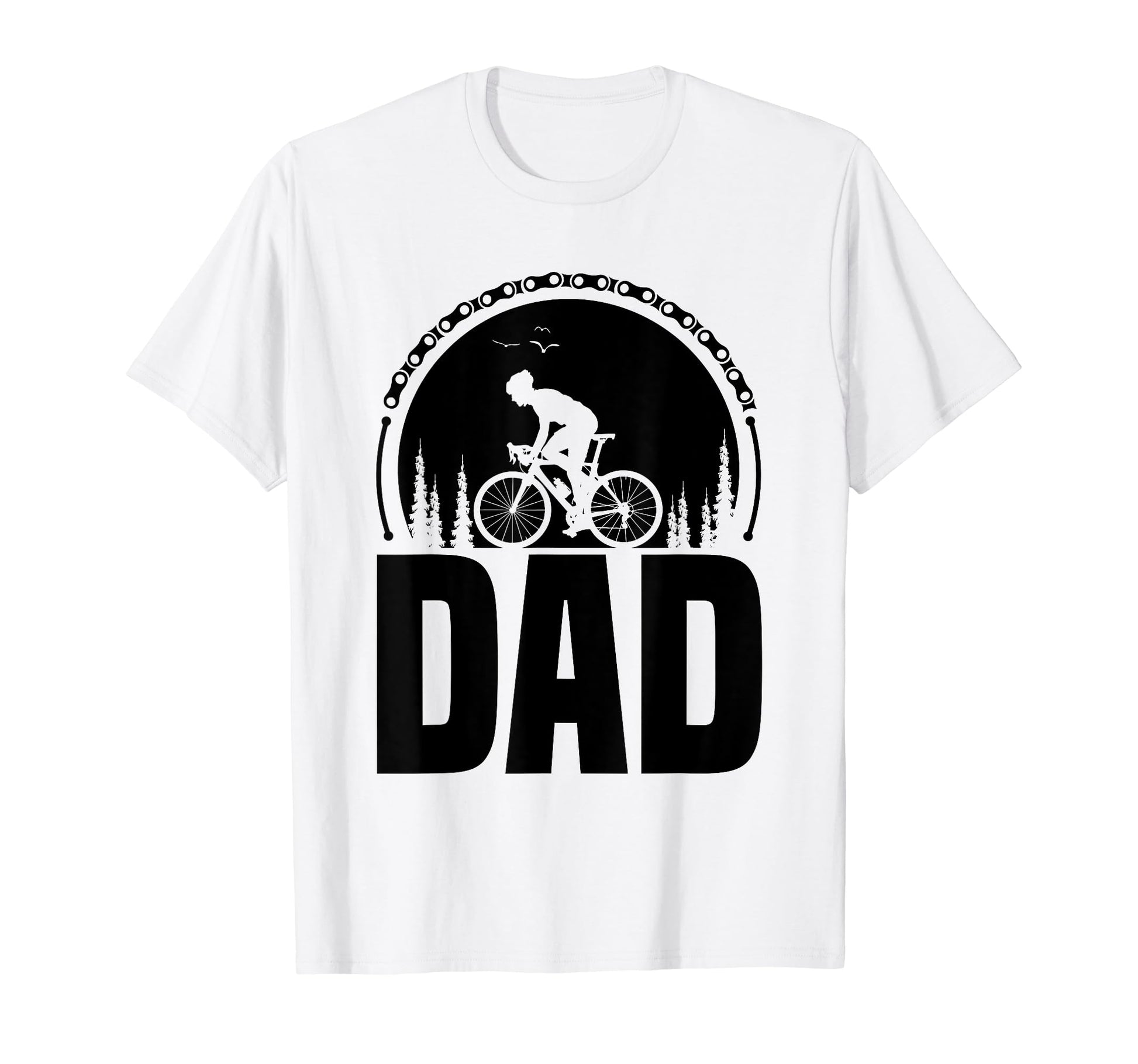 Dad Papa Bicycle Cycling Cyclist Daddy T-Shirt - Aesthetic Graphic Unisex - T-Shirt, Sweatshirt, Hoodie