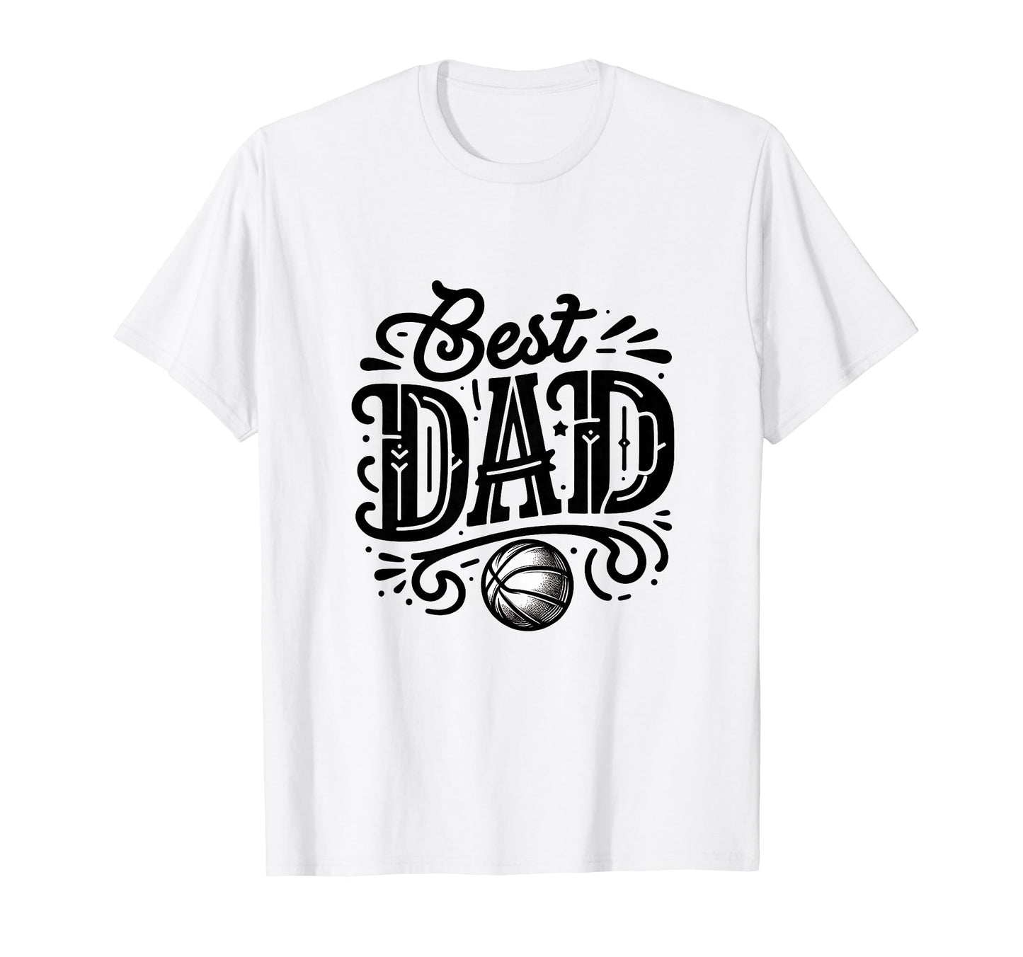 Best Sports Dad Ever Fathers Day Papa T-Shirt - Graphic Print Men Women - T-Shirt, Sweatshirt, Hoodie