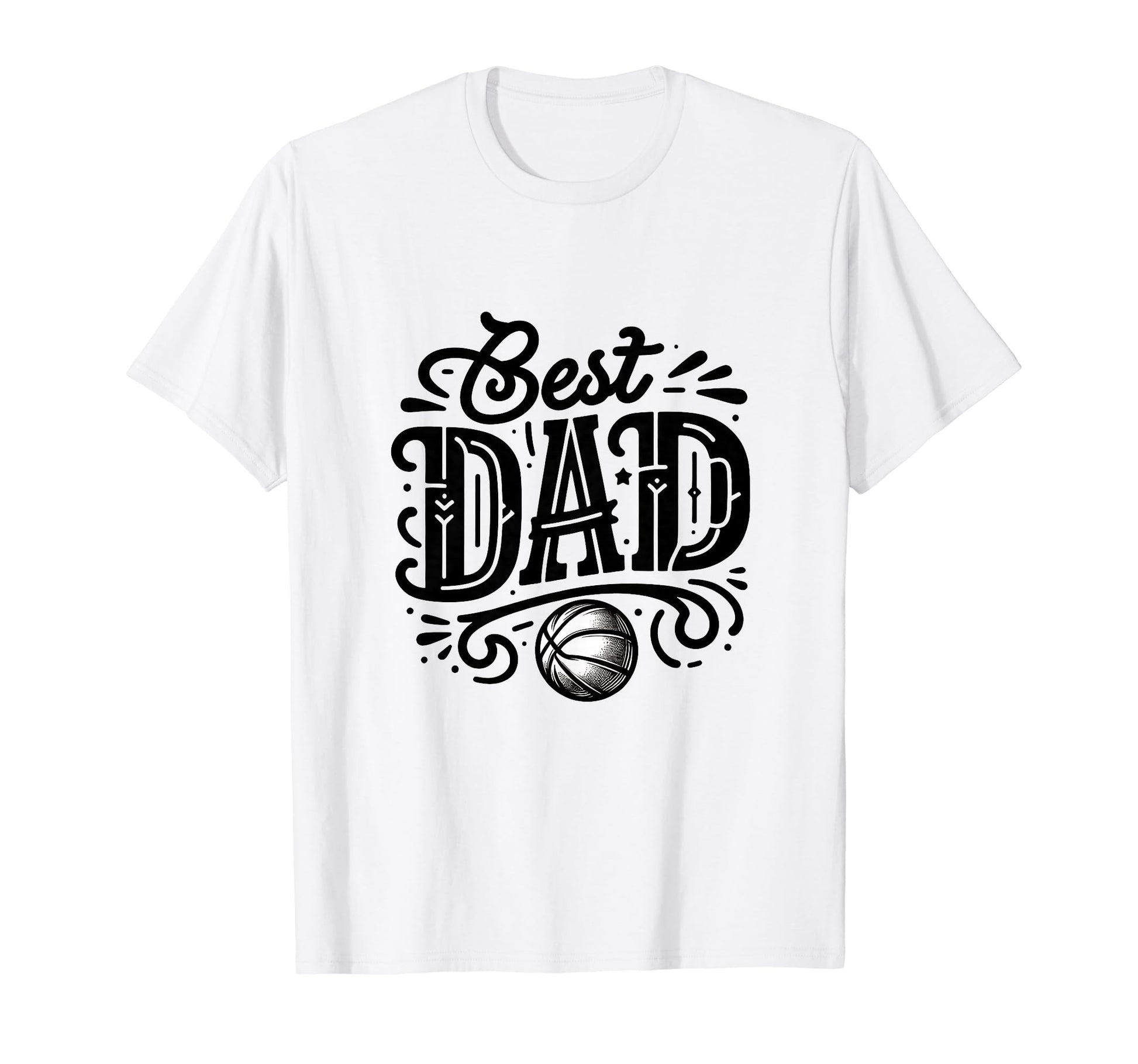 Best Sports Dad Ever Fathers Day Papa T-Shirt - Graphic Print Men Women - T-Shirt, Sweatshirt, Hoodie