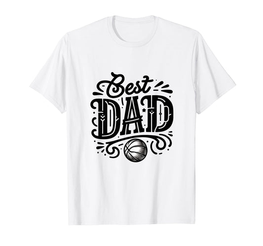 Best Sports Dad Ever Fathers Day Papa T-Shirt - Graphic Print Men Women - T-Shirt, Sweatshirt, Hoodie