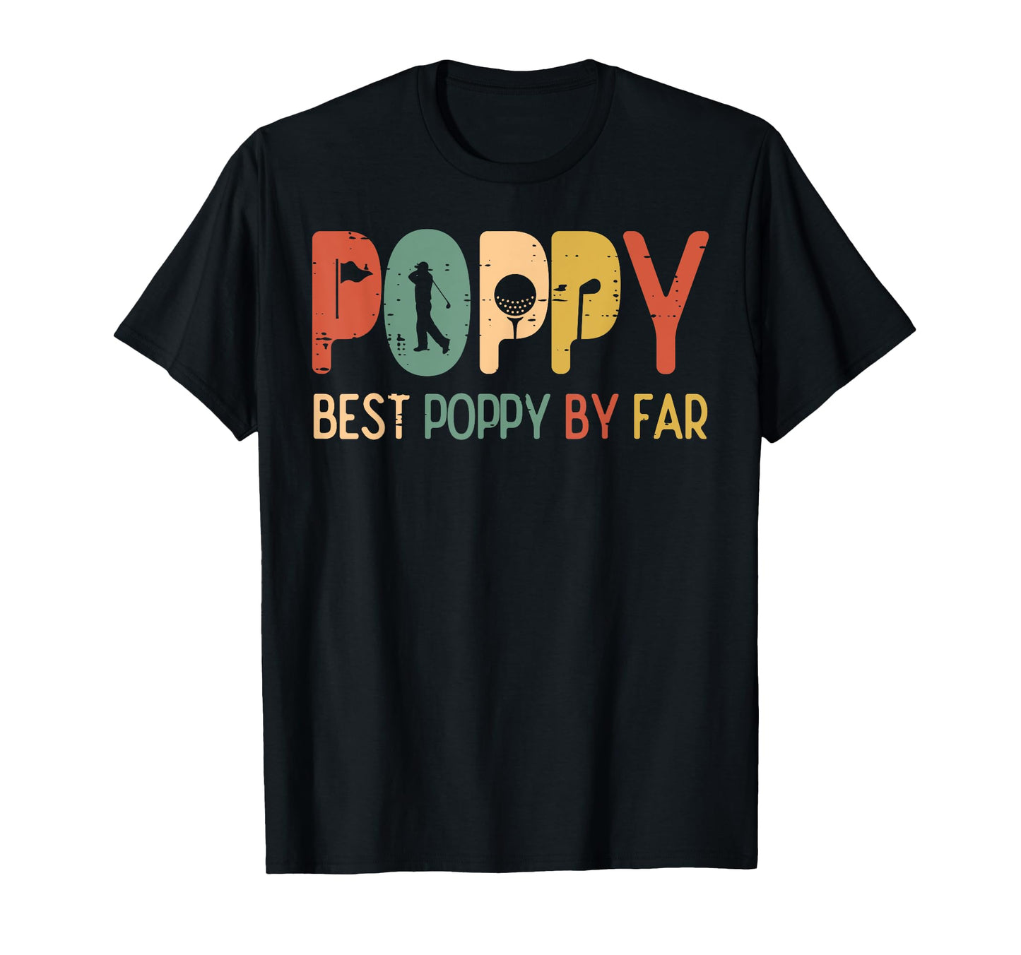 Best Poppy Par Golf Funny Golfing T-Shirt - Aesthetic Graphic Men Women - T-Shirt, Sweatshirt, Hoodie