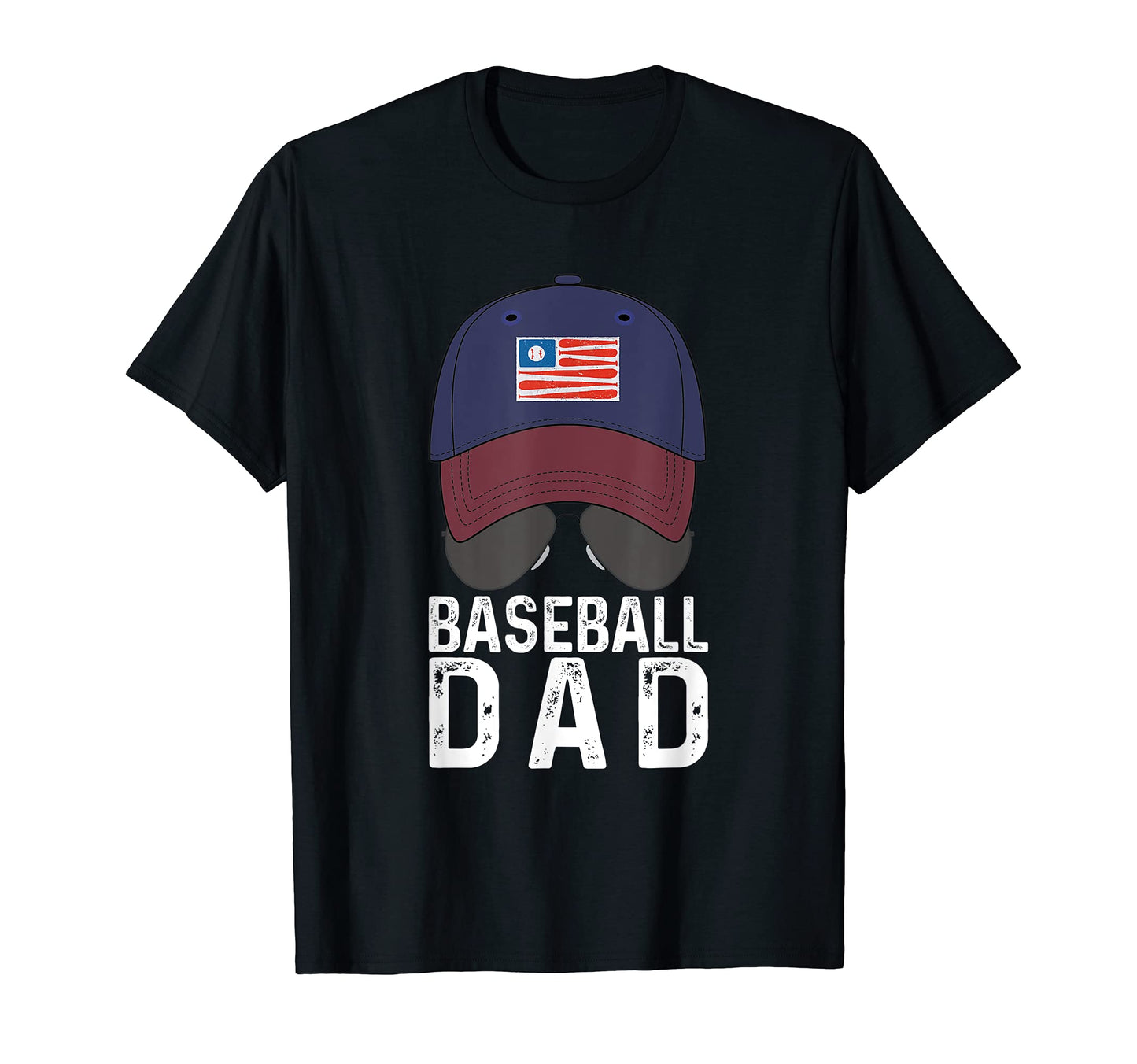 Baseball Dad Baseball Hat And T-Shirt - Aesthetic Graphic Unisex - T-Shirt, Sweatshirt, Hoodie