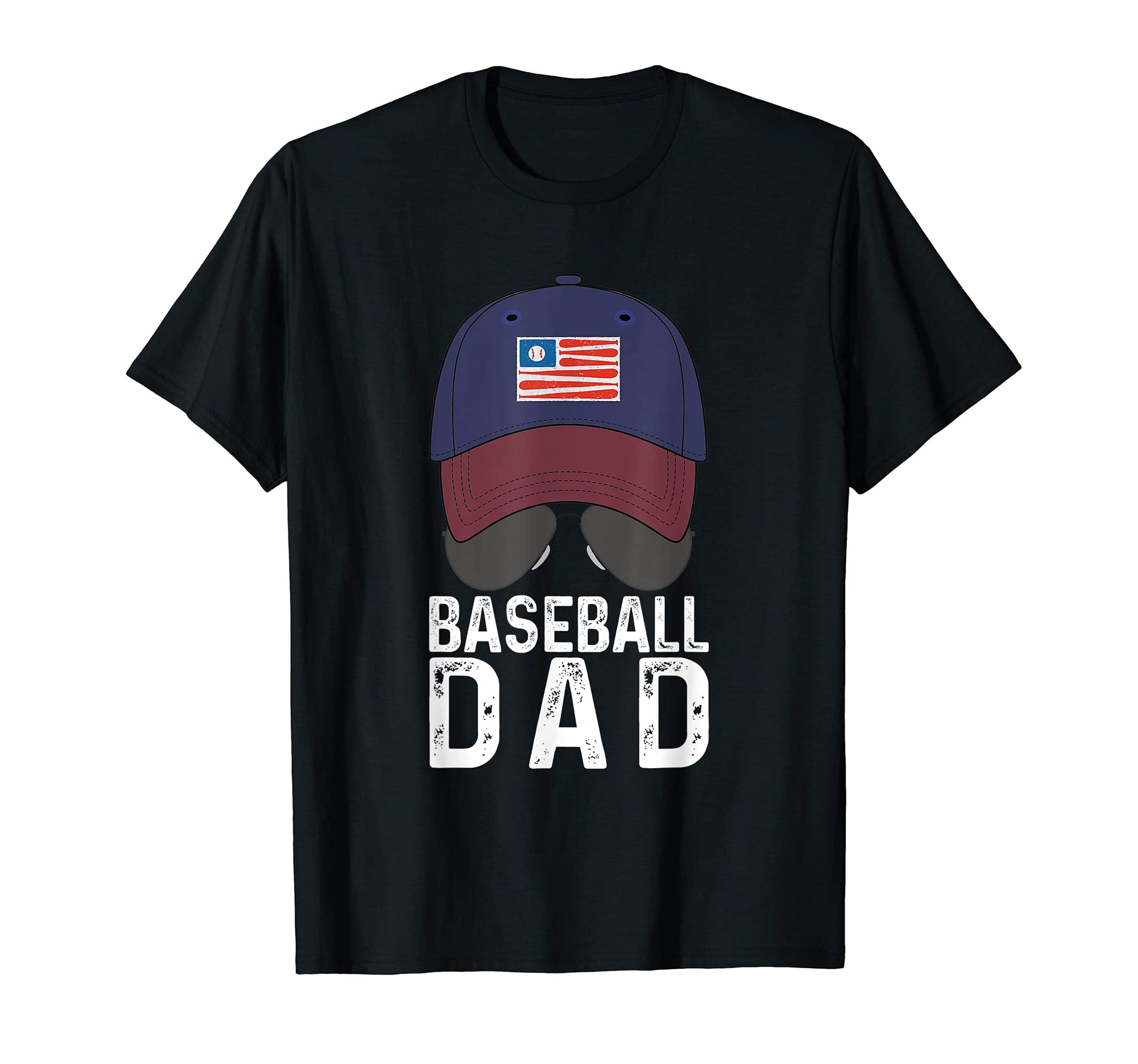 Baseball Dad Baseball Hat And T-Shirt - Aesthetic Graphic Unisex - T-Shirt, Sweatshirt, Hoodie