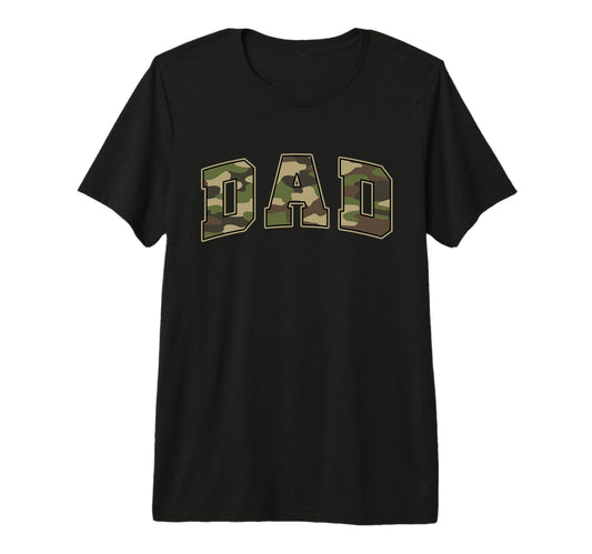 Camo Dad Hunting Old Camouflage Dad T-Shirt - Novelty Apparel Unisex - T-Shirt, Sweatshirt, Hoodie