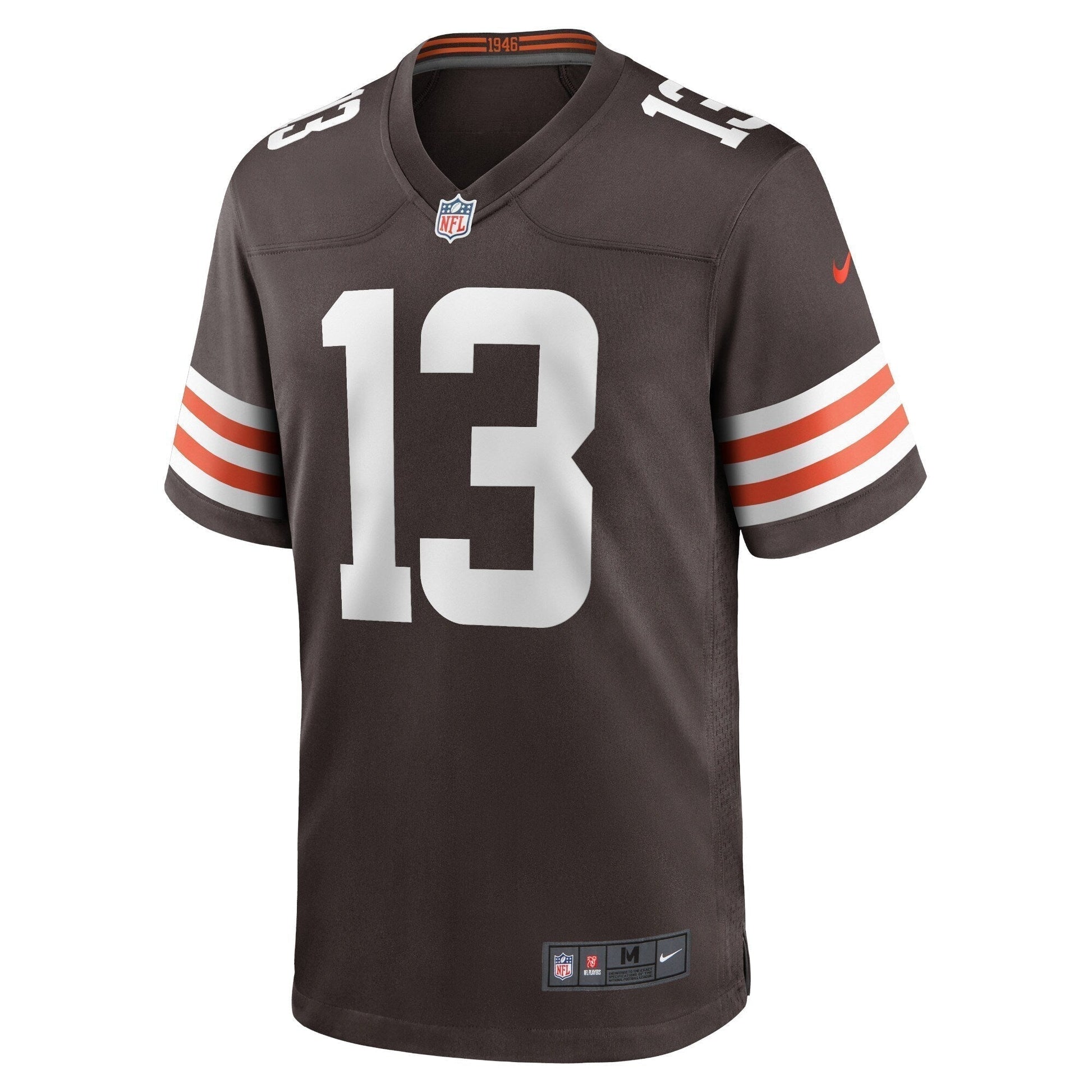 Corey Bojorquez Cleveland Browns Game Jersey - Brown football jersey product view 2