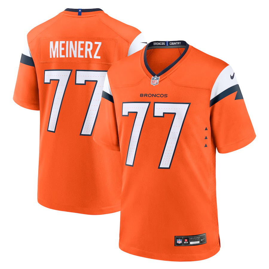 Quinn Meinerz Denver Broncos 2024 Jersey football jersey product view 1