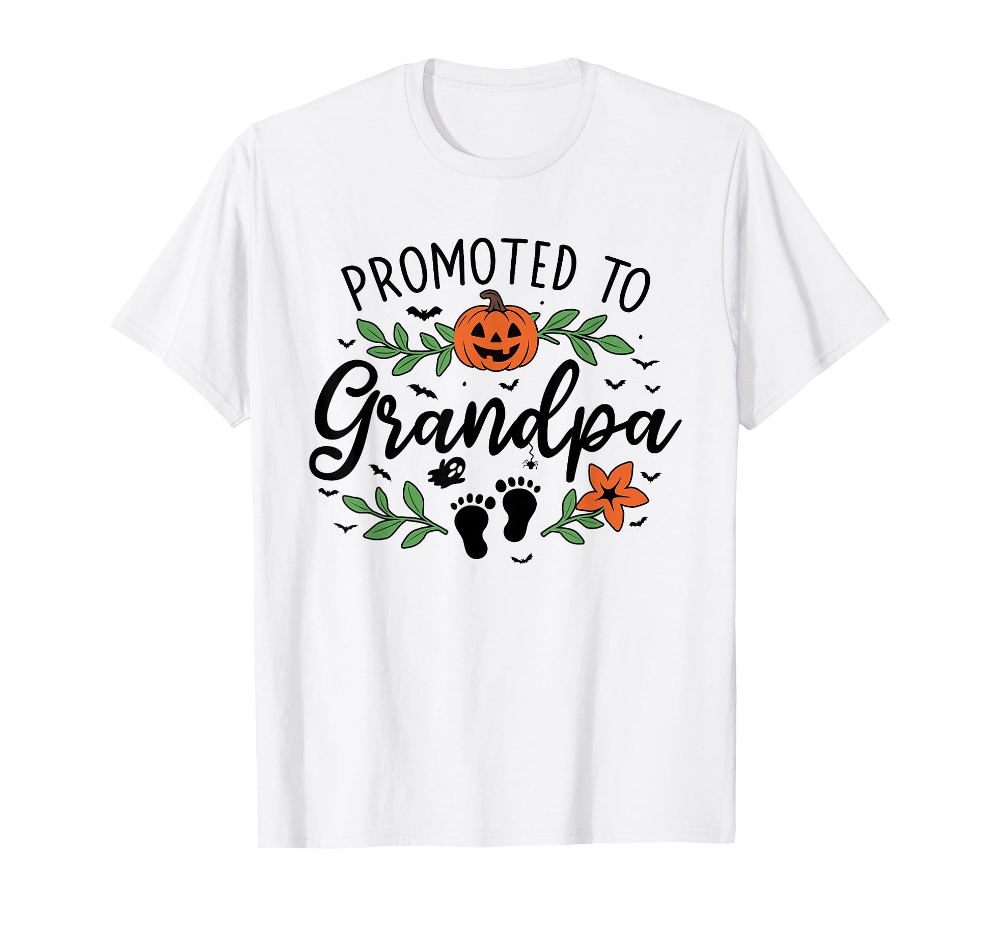 Promoted To Grandpa 1St Grandbaby T-Shirt - Novelty Apparel for Adults - T-Shirt, Sweatshirt, Hoodie