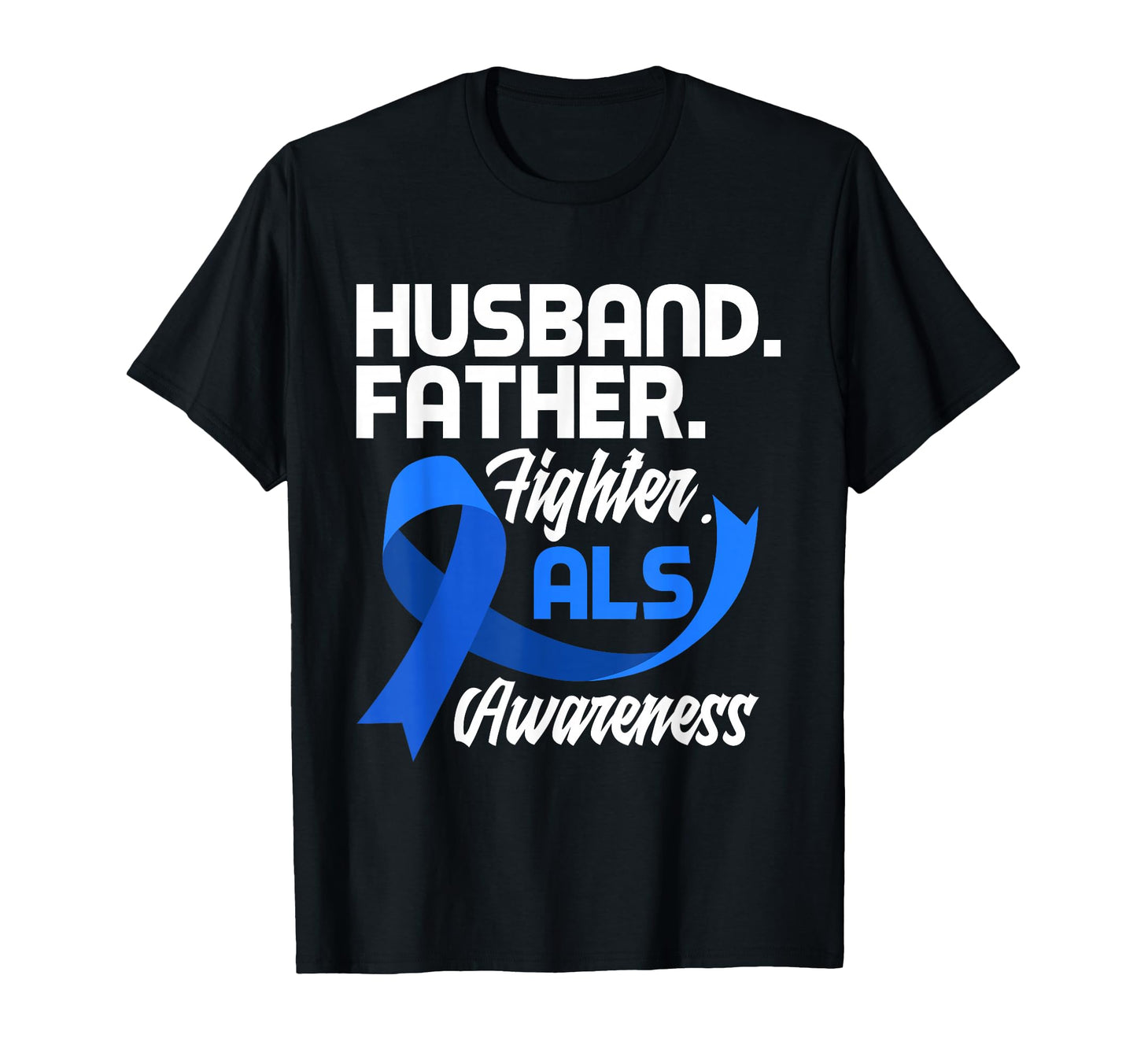Husband Father Fighter Dad Als T-Shirt - Streetwear Style Men Women - T-Shirt, Sweatshirt, Hoodie