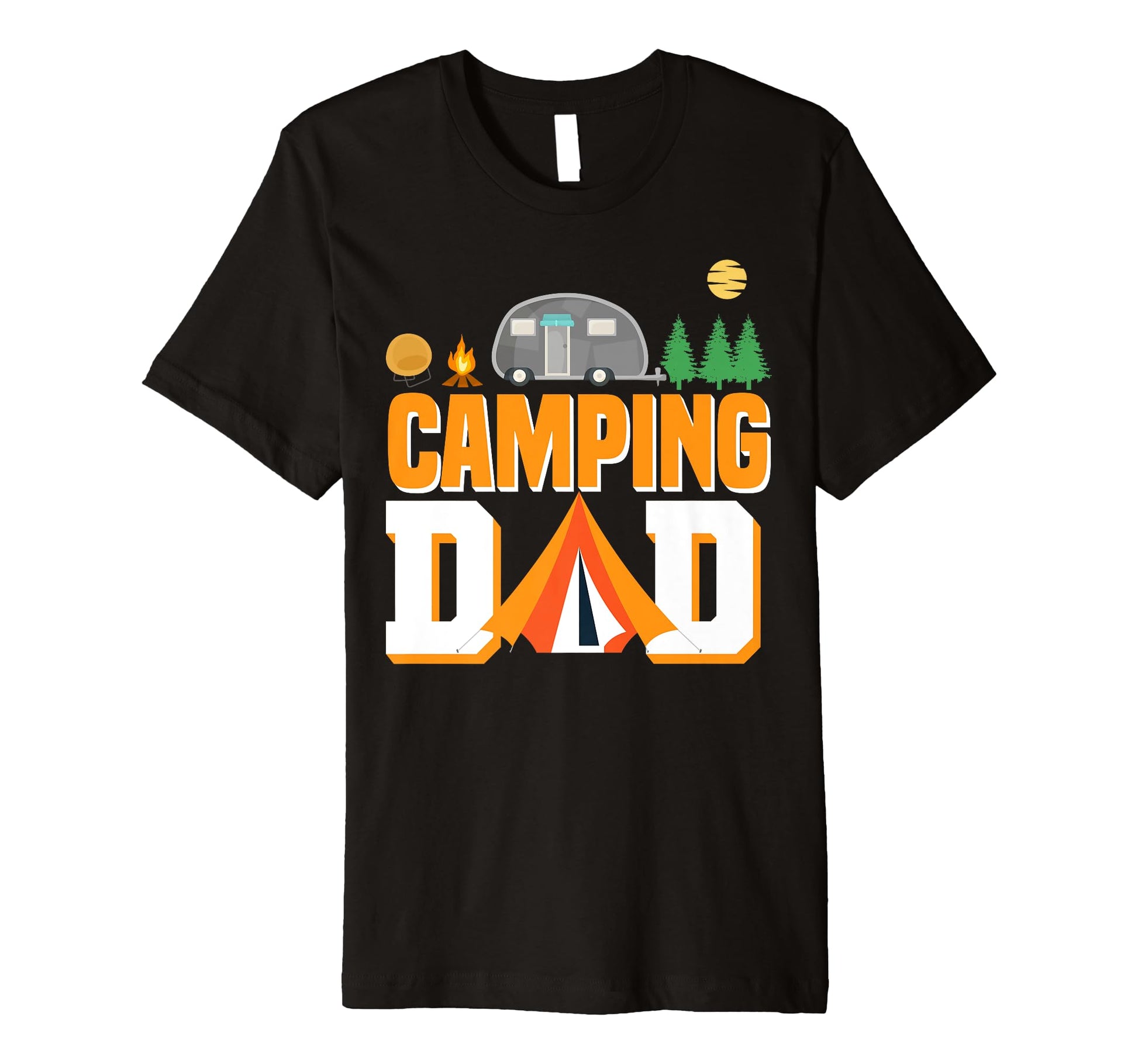 Mens Camping Dad 5Th Wheel Camper Rv T-Shirt - Fun Novelty Design Unisex - T-Shirt, Sweatshirt, Hoodie