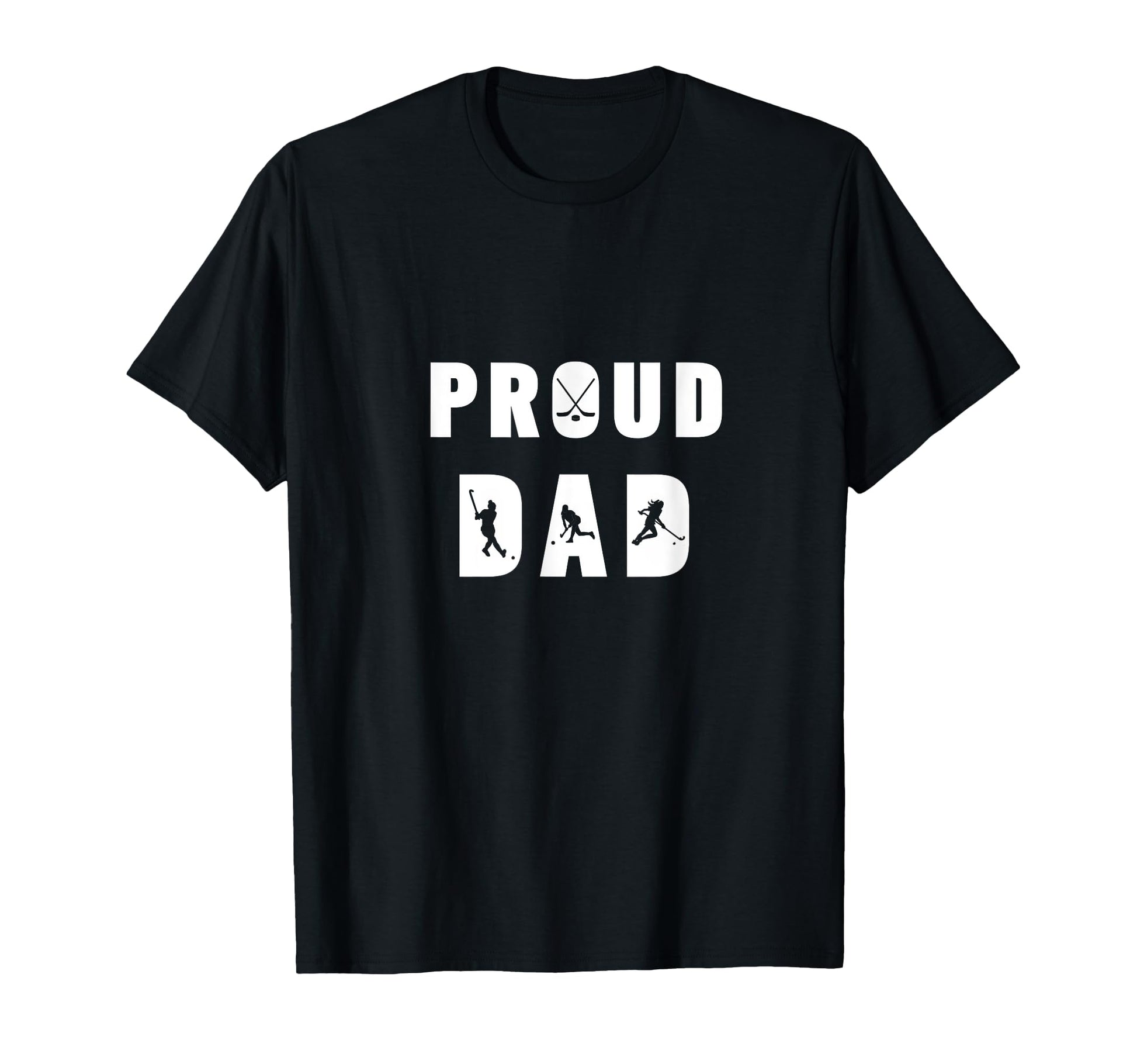 Proud Dad Talented Hockey T-Shirt - Custom Art Print Men Women - T-Shirt, Sweatshirt, Hoodie