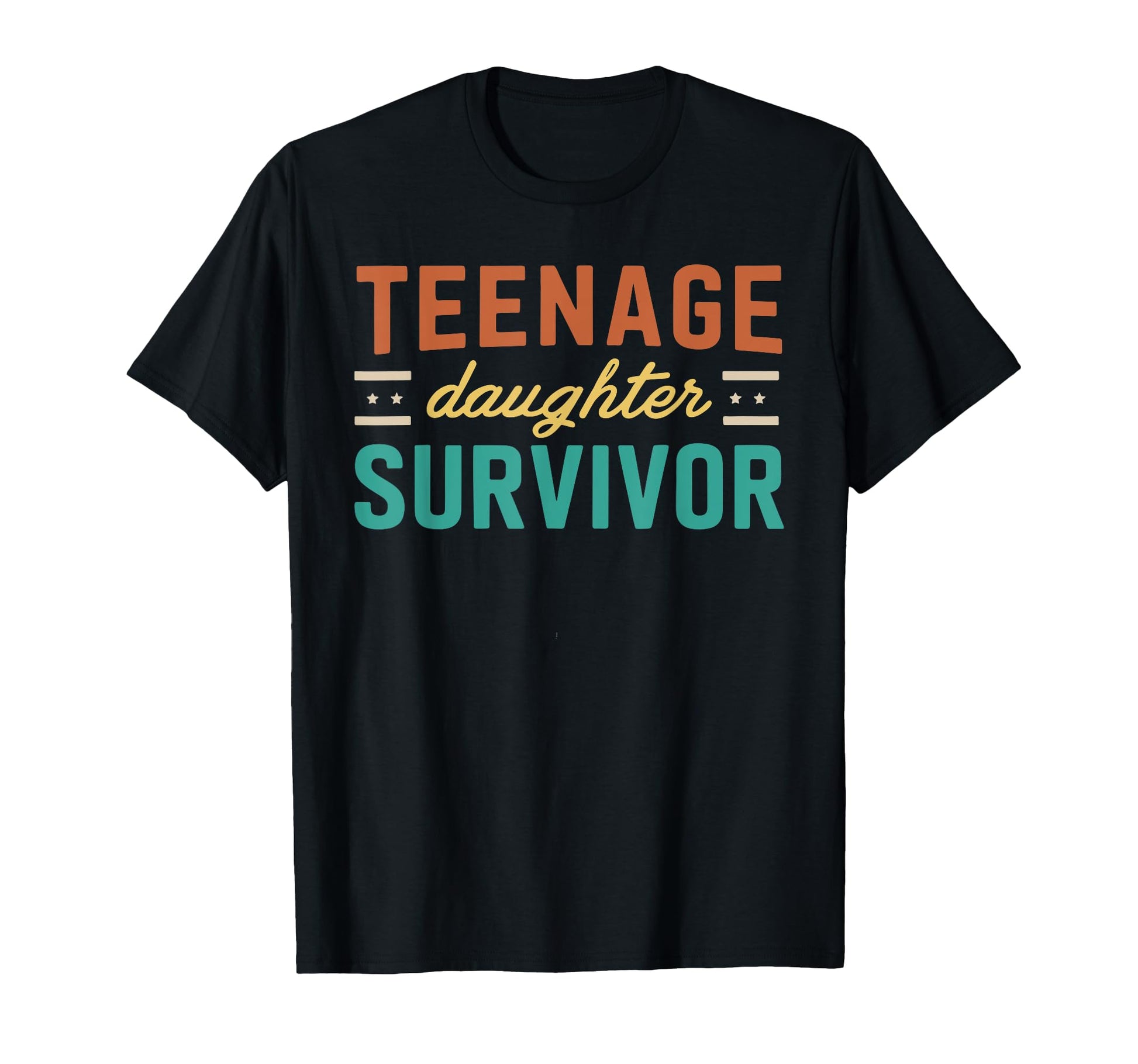 Funny Teenage Daughter Survivor Usa T-Shirt - Aesthetic Graphic Unisex - T-Shirt, Sweatshirt, Hoodie