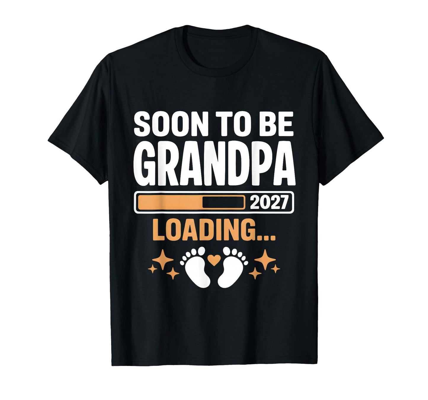Soon To Be Grandpa Loading 2027 T-Shirt - Custom Art Print for Adults - T-Shirt, Sweatshirt, Hoodie