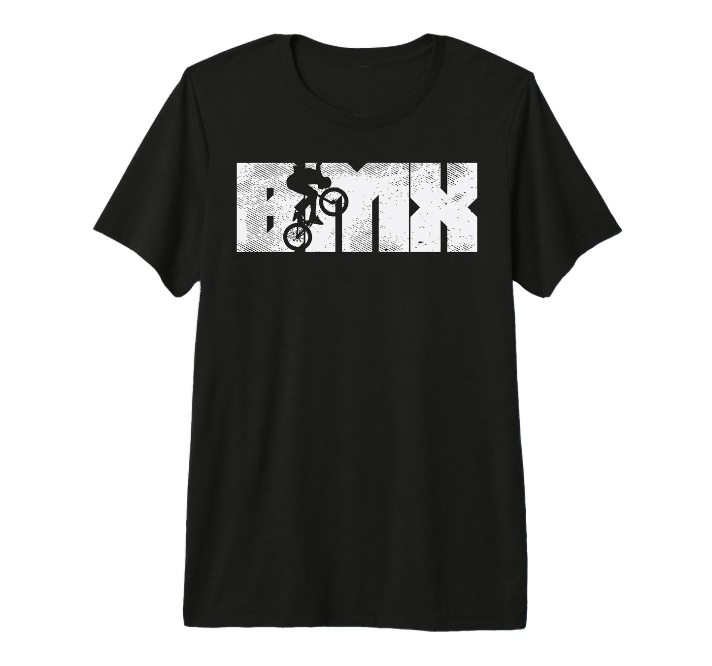 Bmx Letters Bike Stunt Flatland Cycling T-Shirt - Graphic Print Unisex - T-Shirt, Sweatshirt, Hoodie