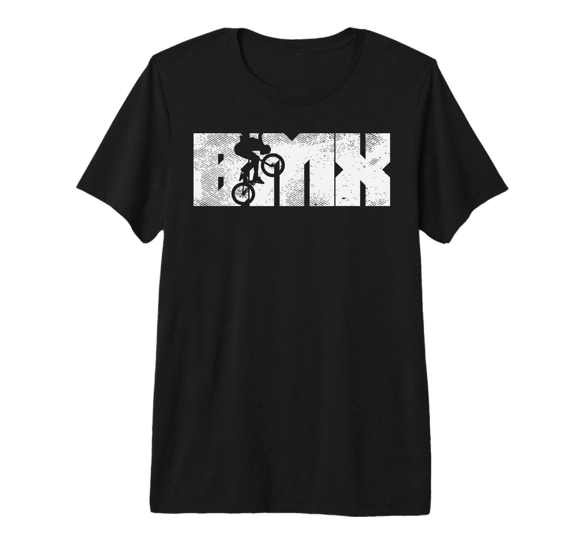 Bmx Letters Bike Stunt Flatland Cycling T-Shirt - Graphic Print Unisex - T-Shirt, Sweatshirt, Hoodie