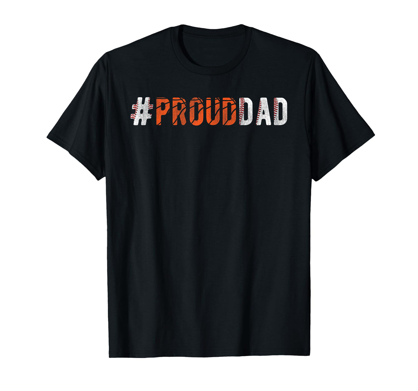 Proud Dad Baseball Basketball Dad T-Shirt - Aesthetic Graphic for Adults - T-Shirt, Sweatshirt, Hoodie