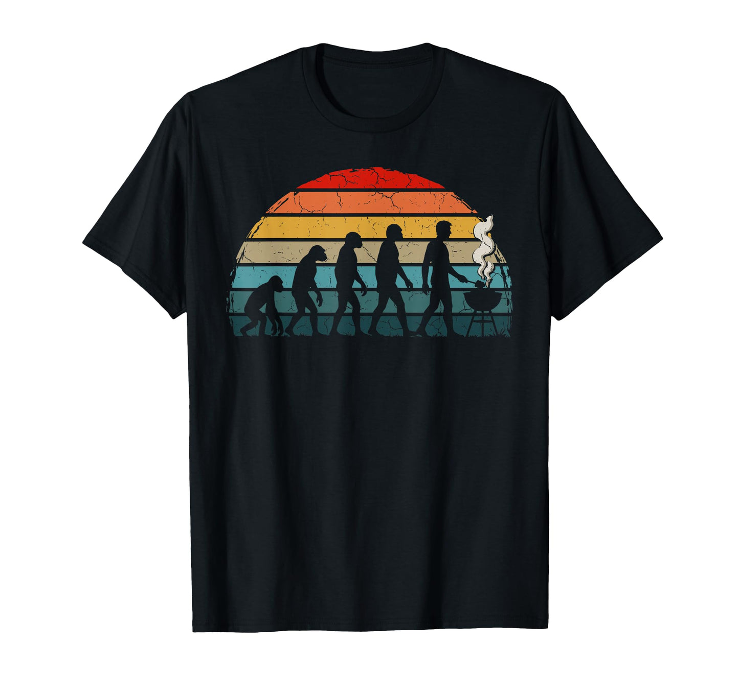 Bbq Evolution Barbecue Grilling Bbq T-Shirt - Minimalist Print for Adults - T-Shirt, Sweatshirt, Hoodie