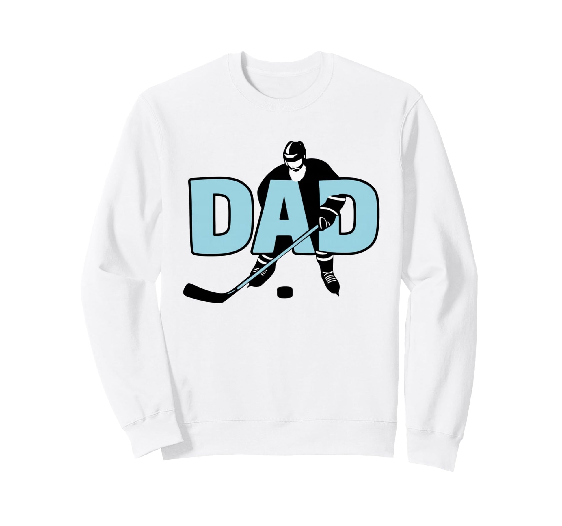 Ice Hockey Playing Dad Sweatshirt - Streetwear Style Men Women - T-Shirt, Sweatshirt, Hoodie