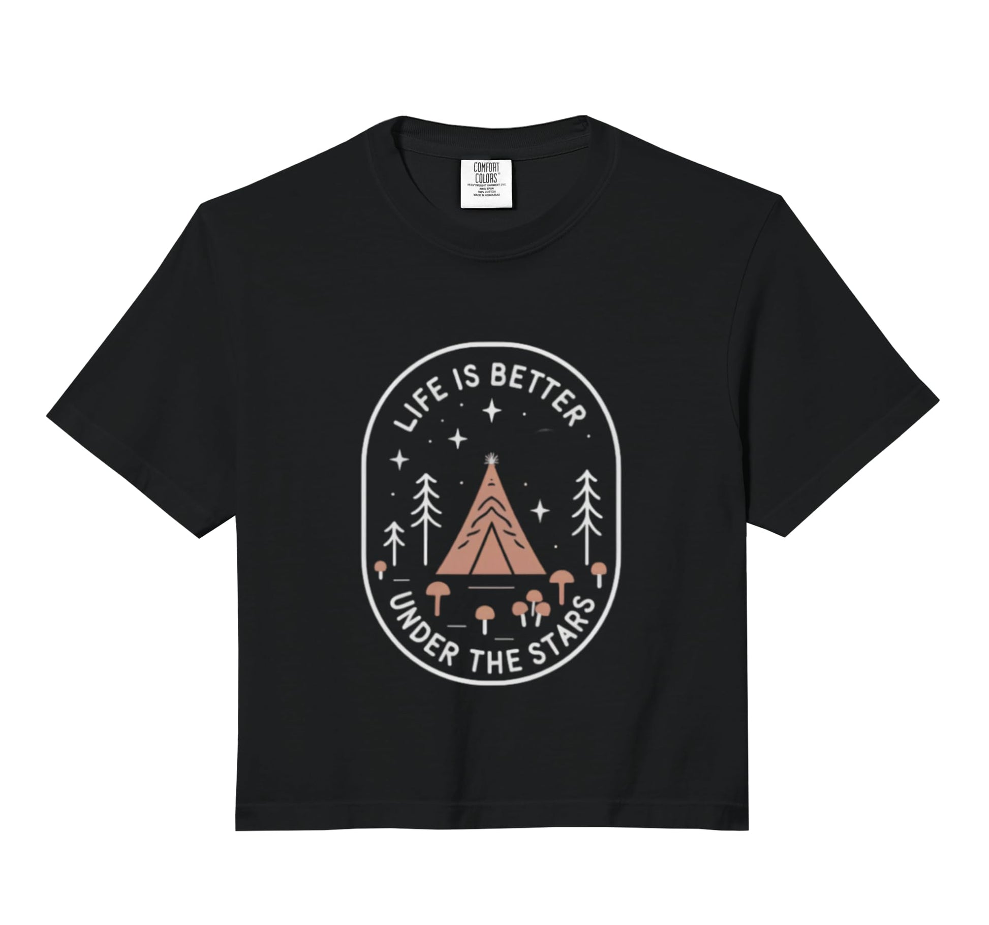 Life Is Better Under Stars Camping Hoodie - Custom Art Print for Adults - T-Shirt, Sweatshirt, Hoodie