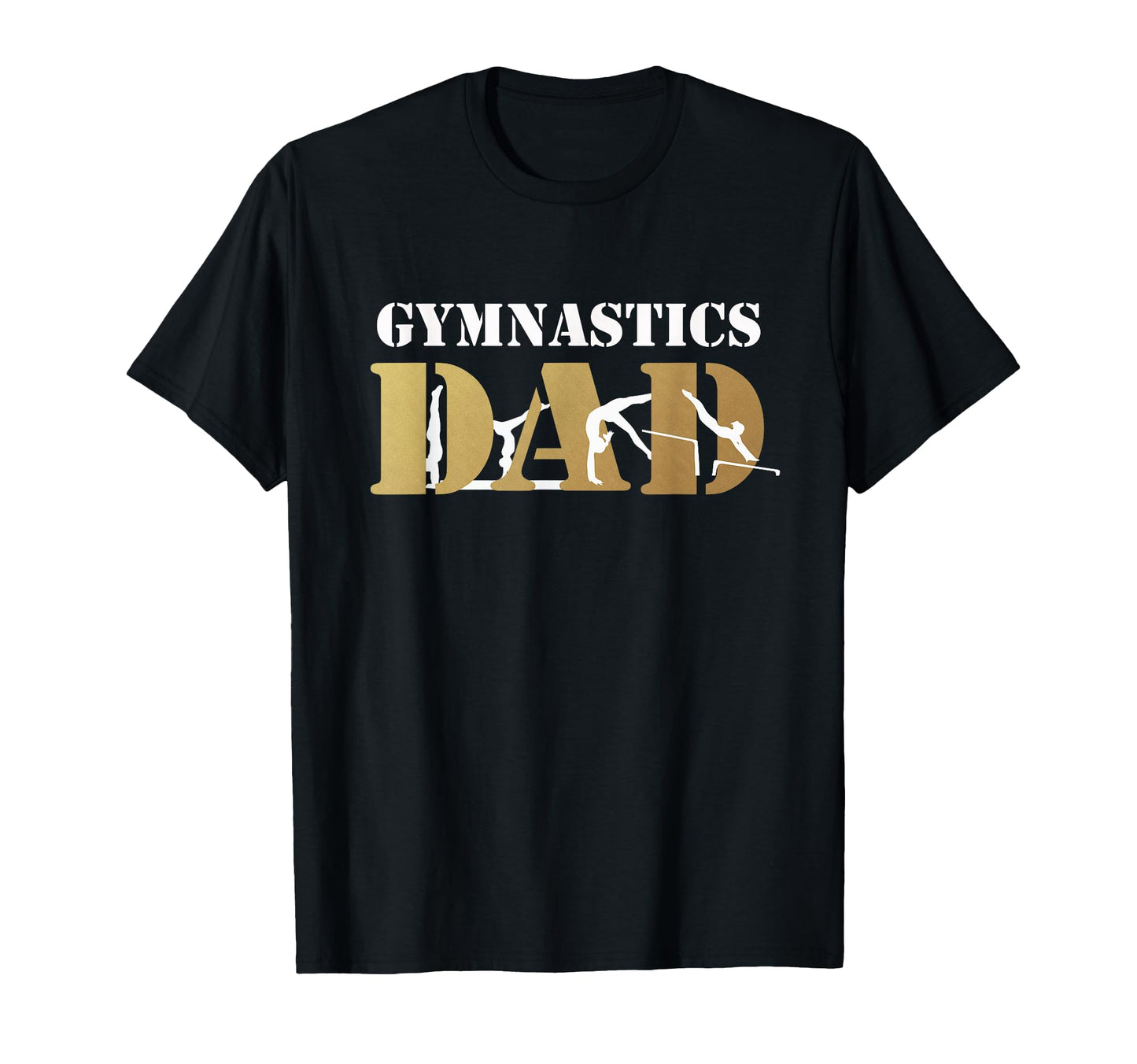 Funny Gift Gymnastics Dad Love Daughter T-Shirt - Trendy Graphic for Adults - T-Shirt, Sweatshirt, Hoodie