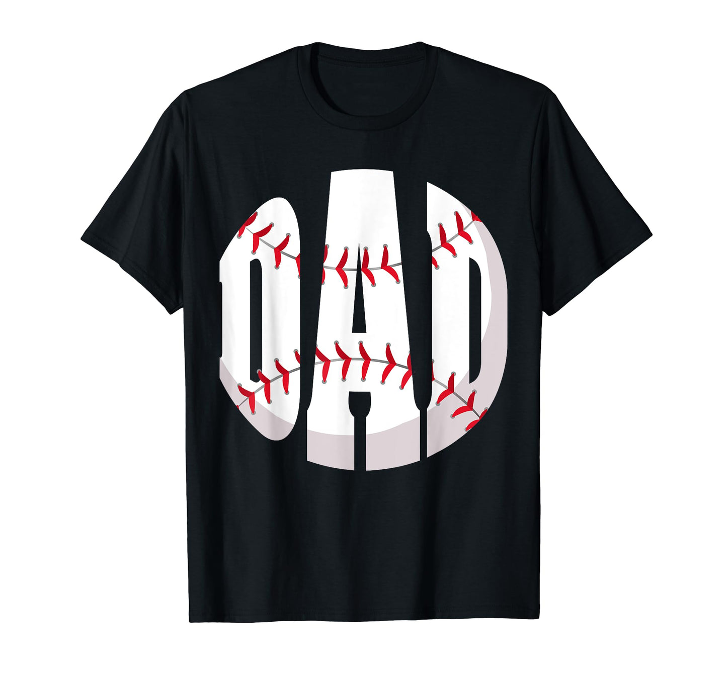 Baseball Dad Player Best Gift Daddy T-Shirt - Minimalist Print Men Women - T-Shirt, Sweatshirt, Hoodie