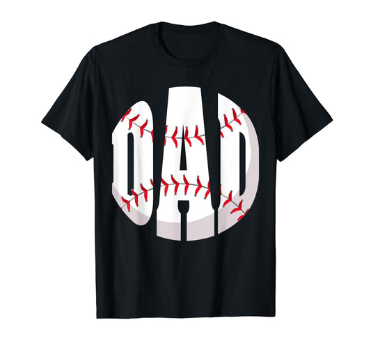 Baseball Dad Player Best Gift Daddy T-Shirt - Minimalist Print Men Women - T-Shirt, Sweatshirt, Hoodie