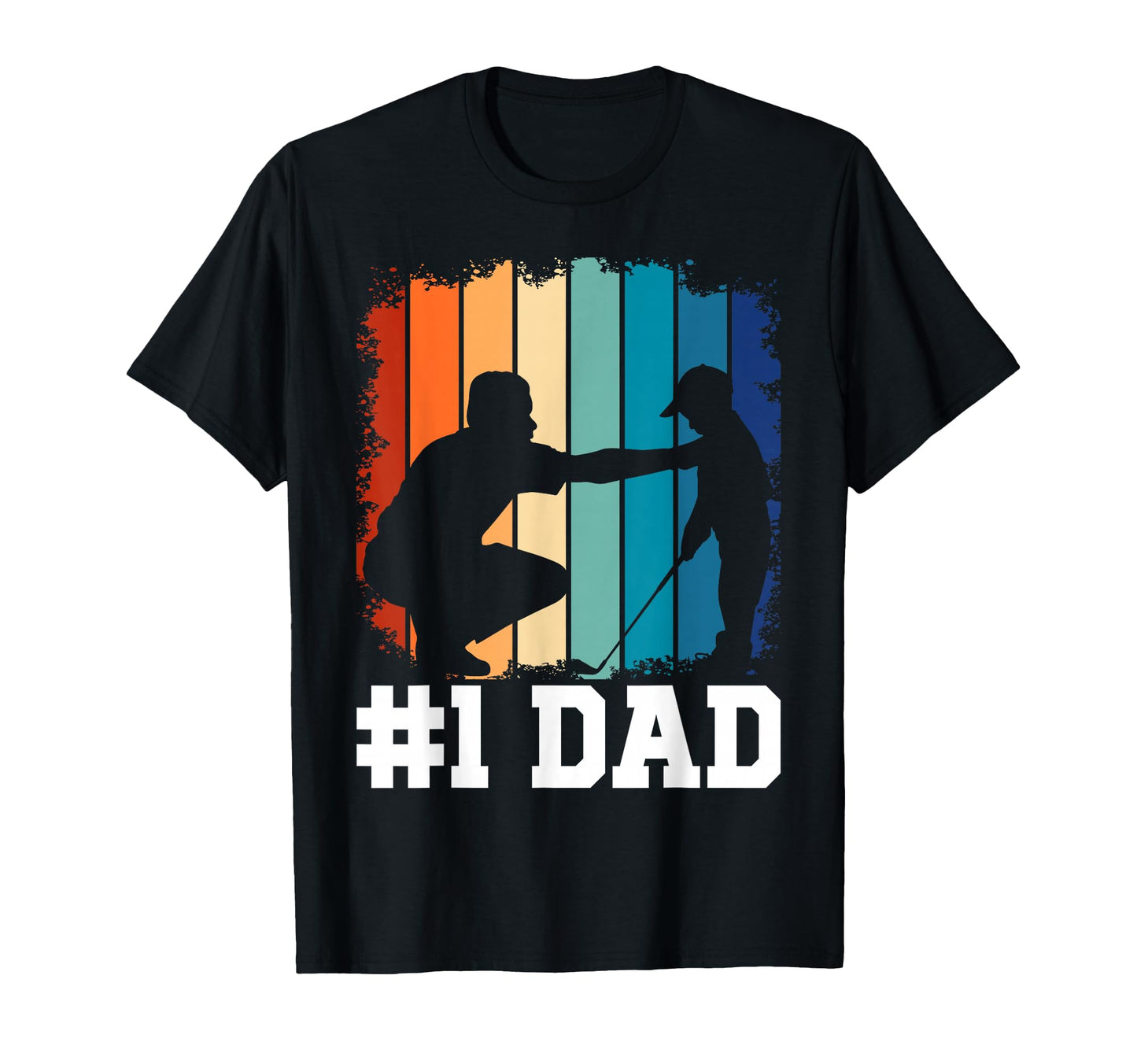 1 Dad Golfing Golf Fathers Day Father T-Shirt - Fun Novelty Design Unisex - T-Shirt, Sweatshirt, Hoodie