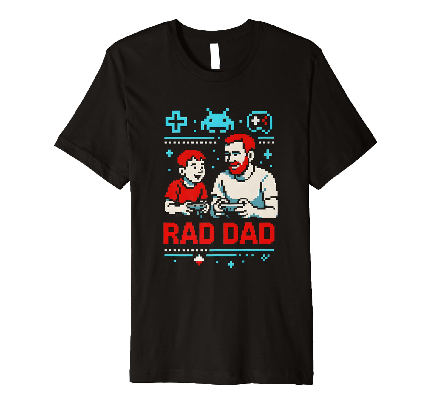 Fathers Day Rad Dad Mens T-Shirt - Unique Graphic for Adults - T-Shirt, Sweatshirt, Hoodie